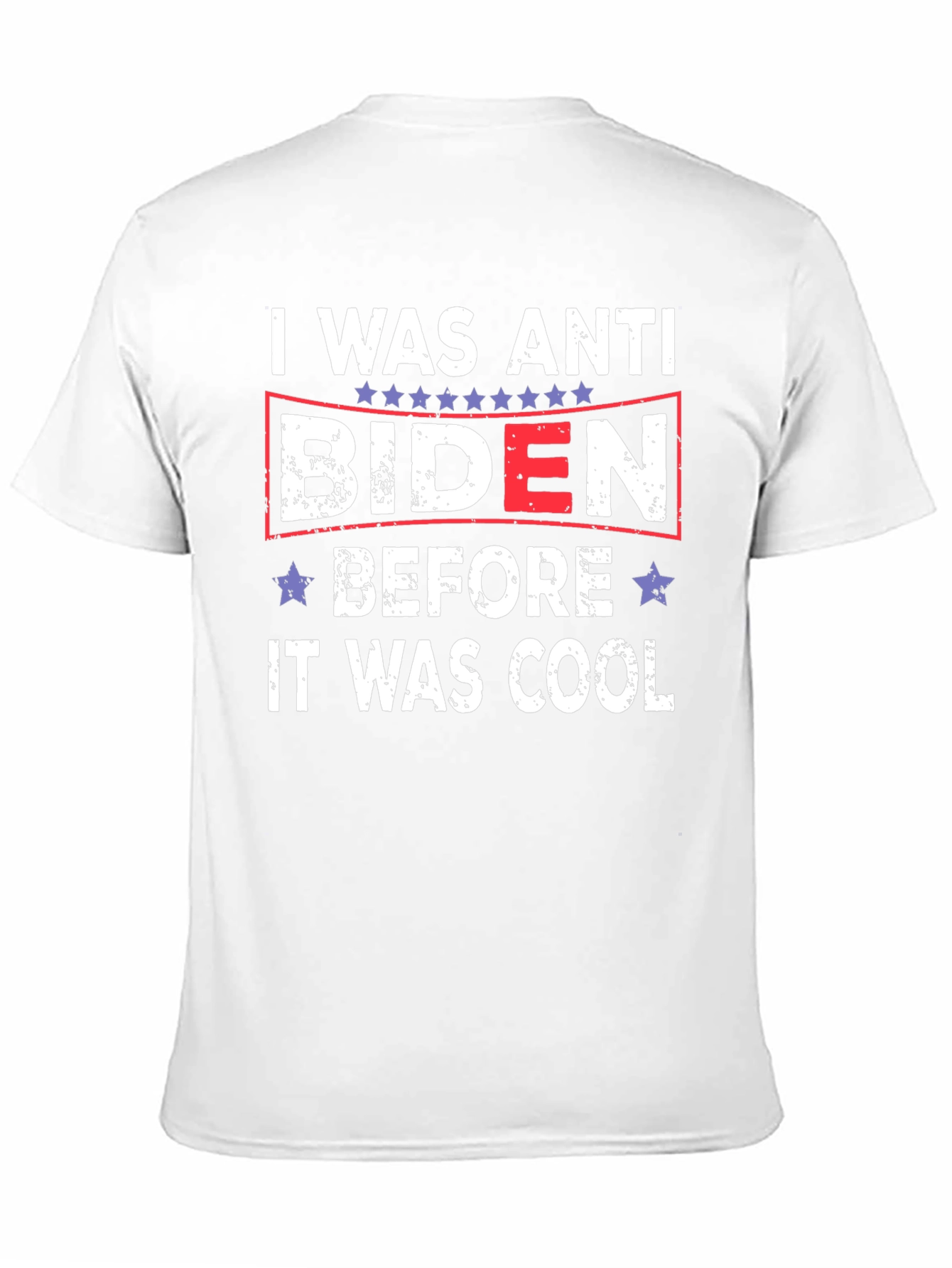 Black Anti Biden Political Slogan Graphic T-Shirt view 11