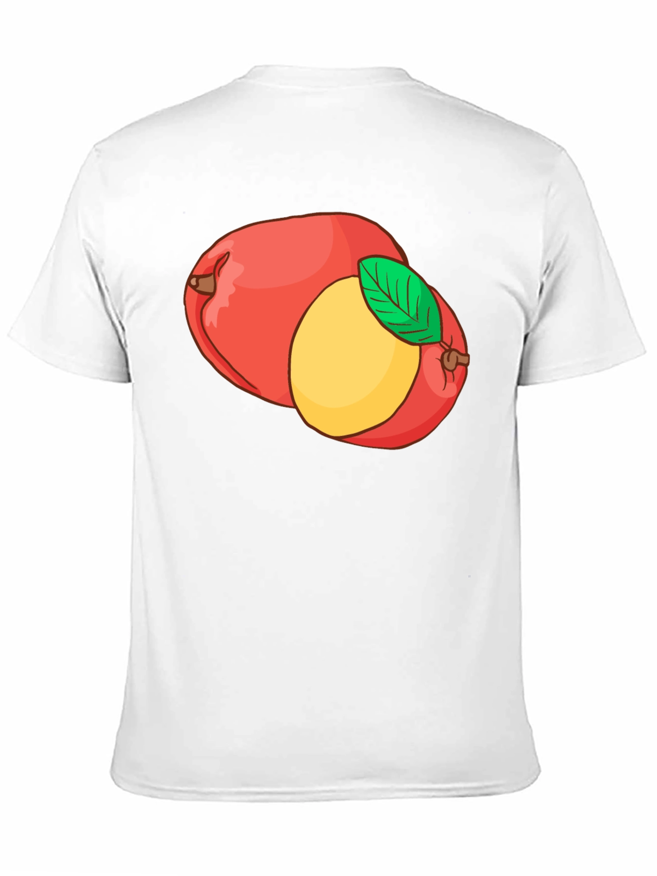 Black Mango Graphic Tee - Summer Fruit T-Shirt view 11