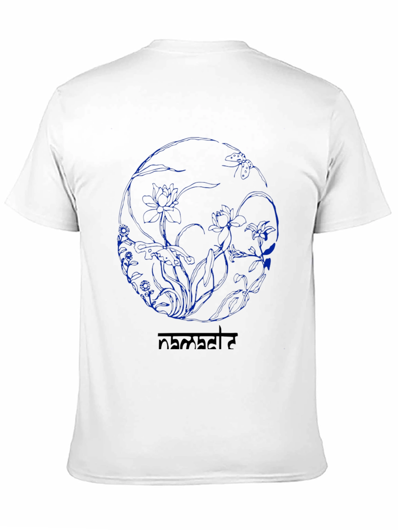 Black Namaste Graphic Tee - Black Cotton Blend view 11