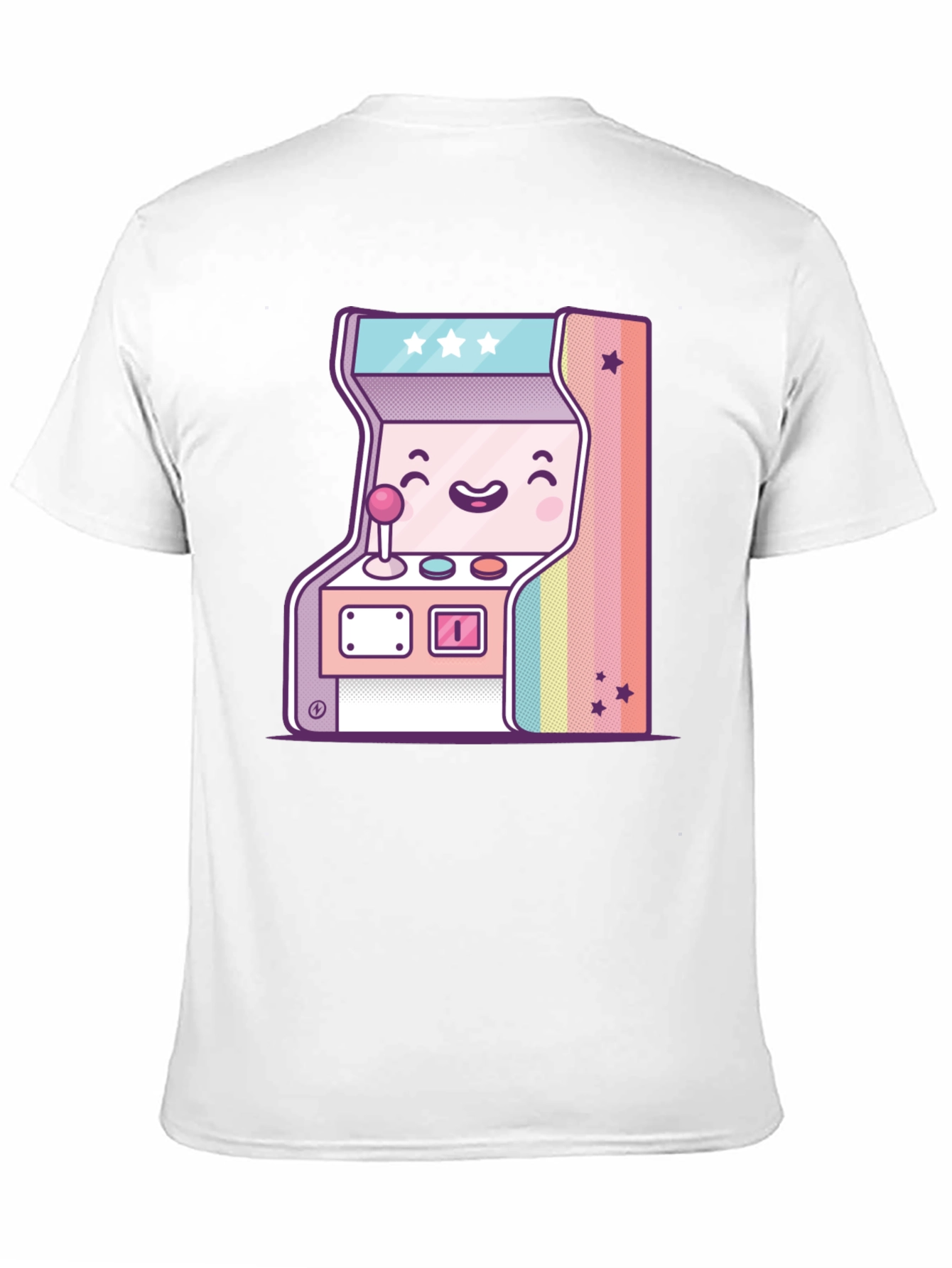 Black Retro Arcade Game T-Shirt - Kawaii Gamer Tee view 11