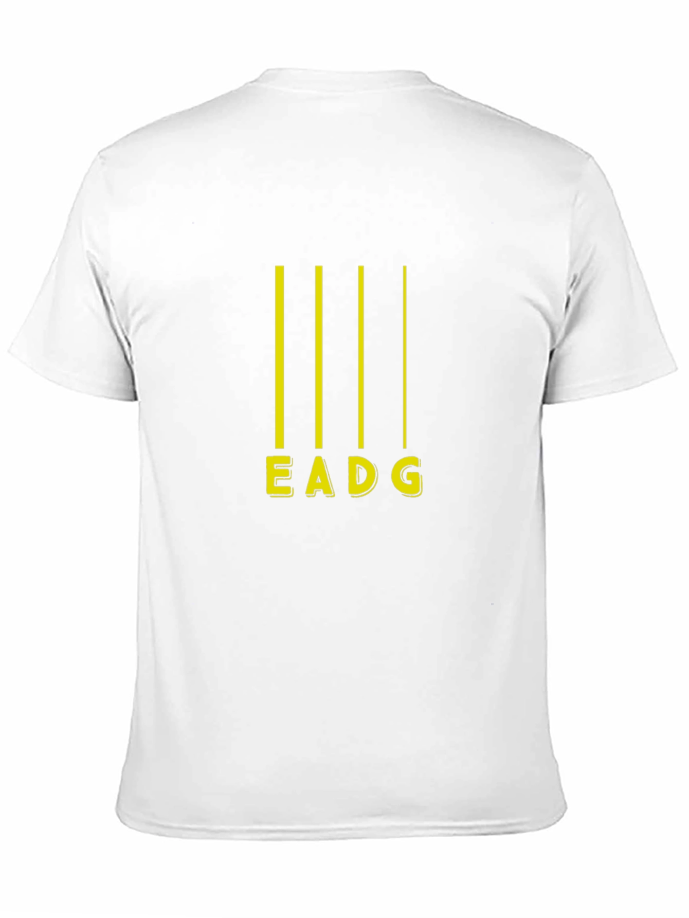 Black EADG Guitar String Graphic Tee - Black view 11