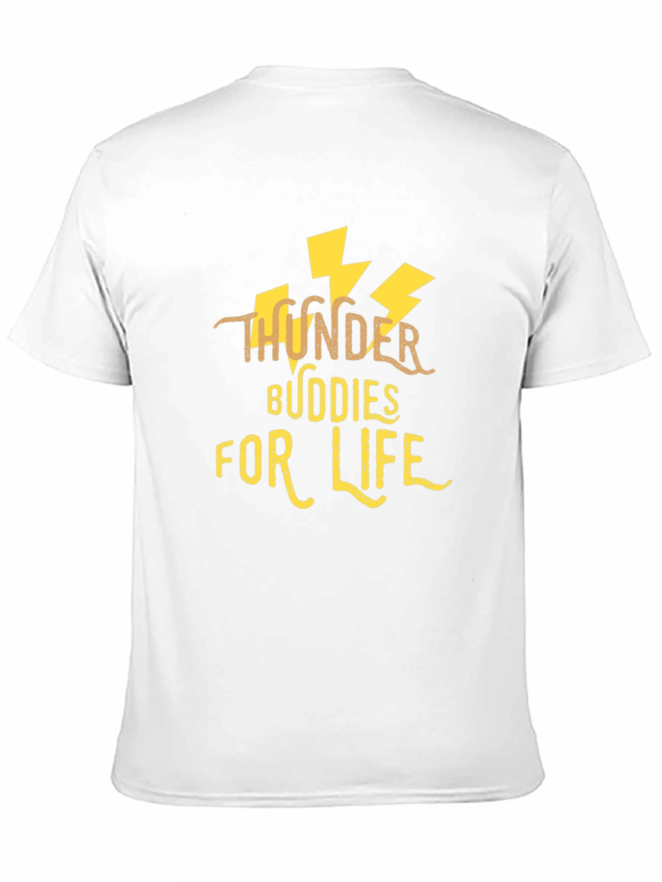 Black Thunder Buddies For Life Black T-Shirt view 11