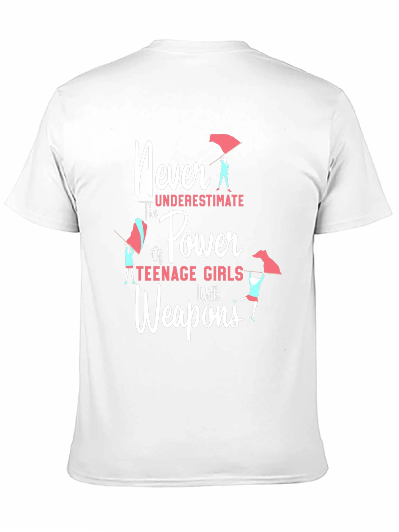 Black Never Underestimate Teenage Girls With Weapons T-Shirt view 11