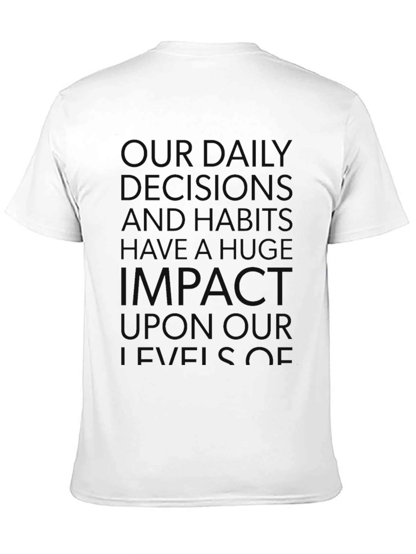 Motivational Quote Black T-Shirt - 11