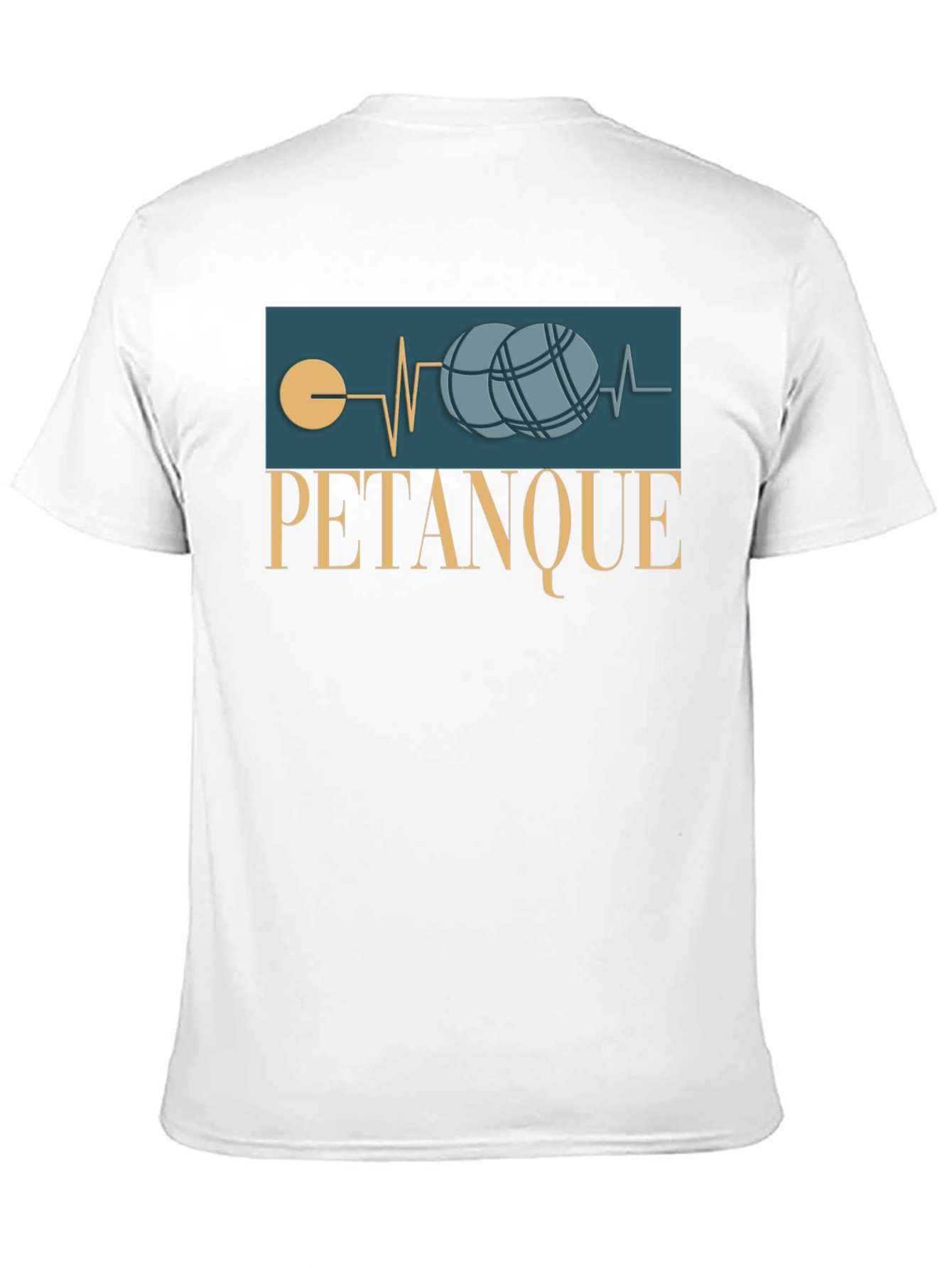 Pétanque Heartbeat T-Shirt - Bocce Ball Lover's Tee - 11