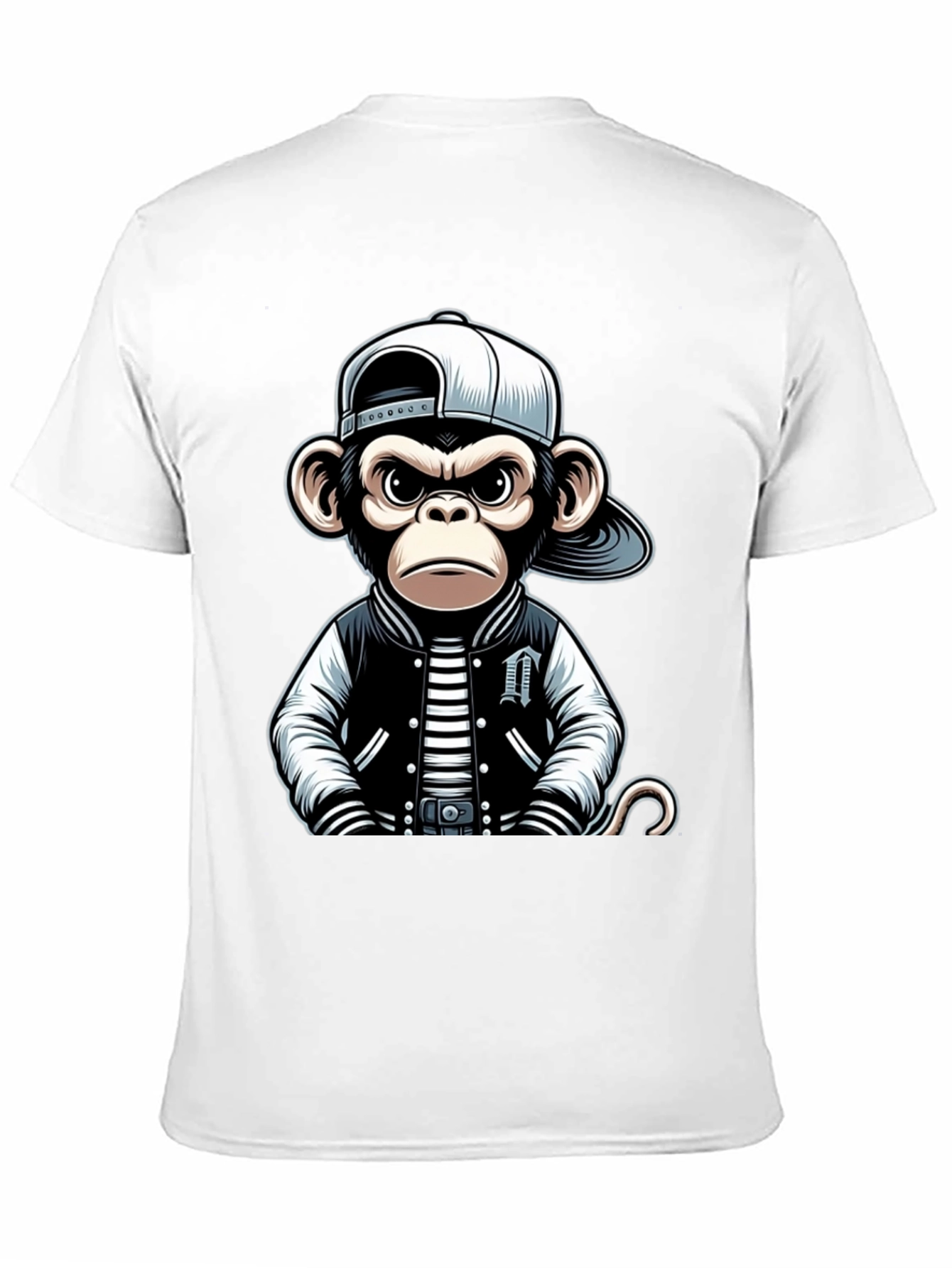 Black Cool Monkey T-Shirt view 11