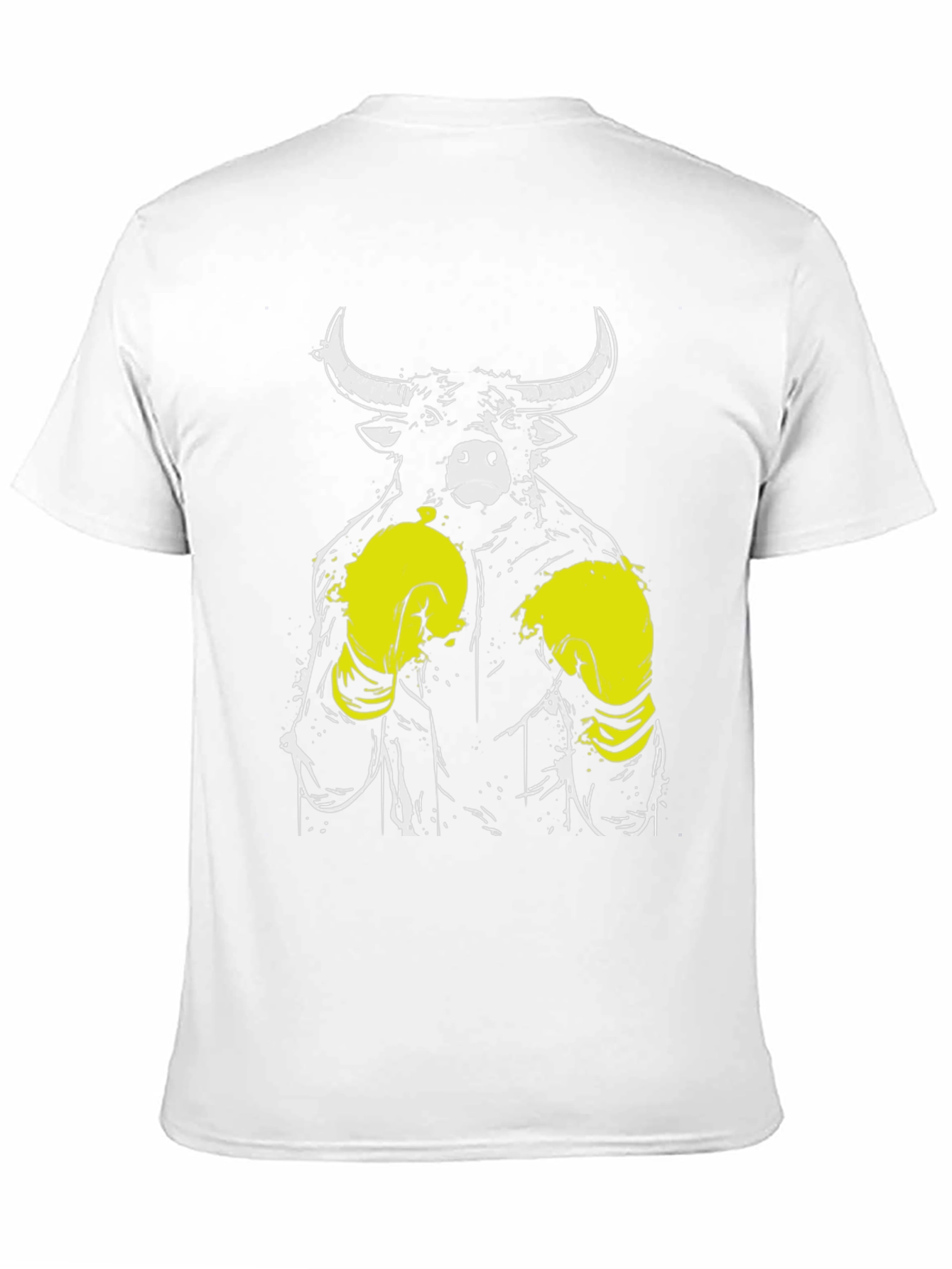 Black Bull Boxer Graphic Tee - Men's Black T-Shirt view 11