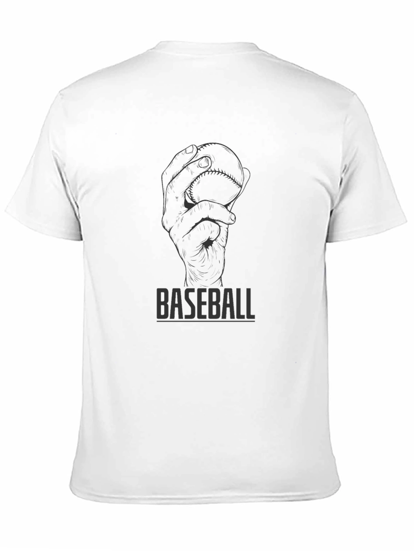Black Baseball Graphic T-Shirt - Soft Cotton Tee for Sport Fans view 11