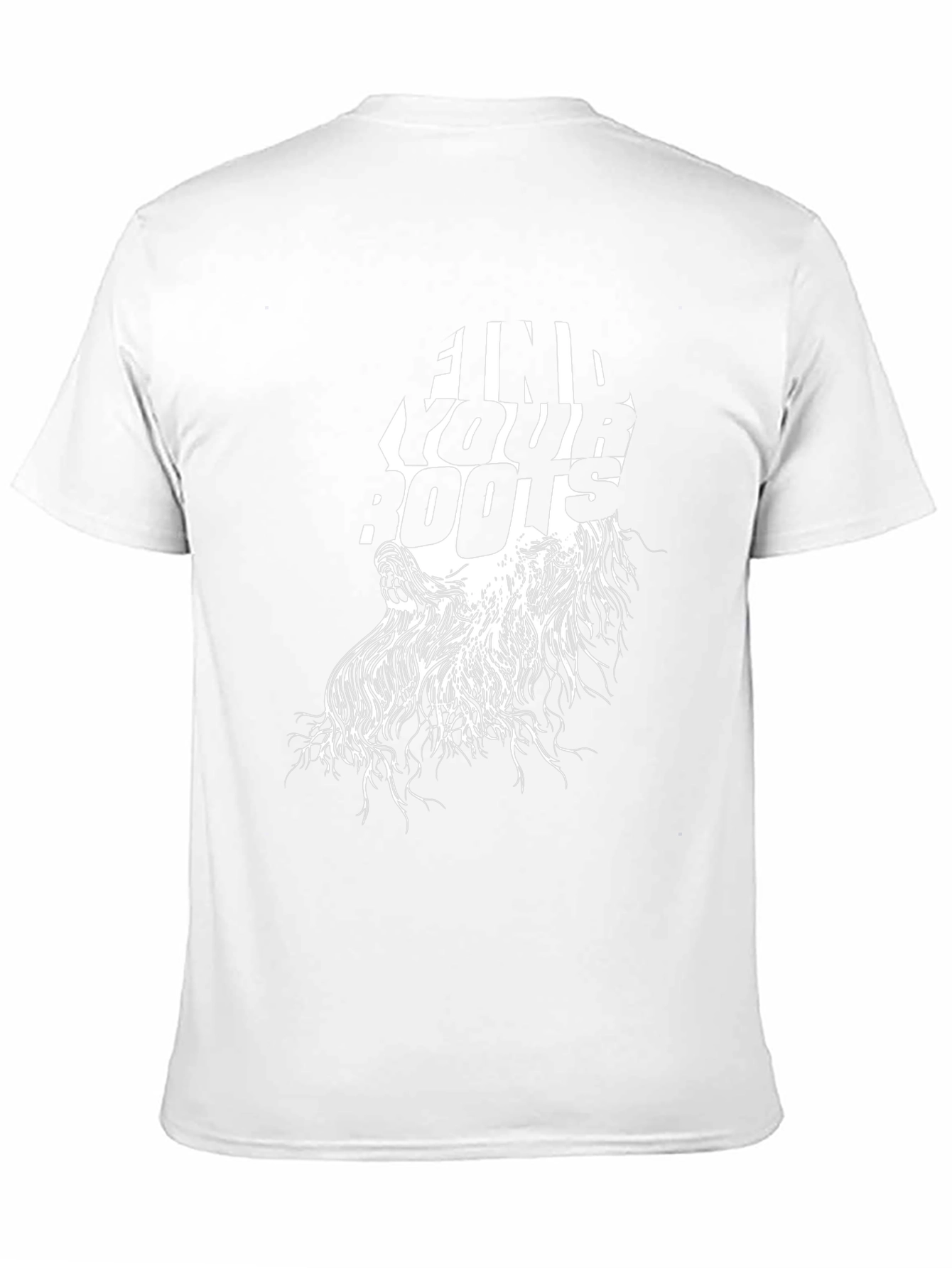 Black Find Your Roots Graphic Tee - Black Unisex T-Shirt view 11