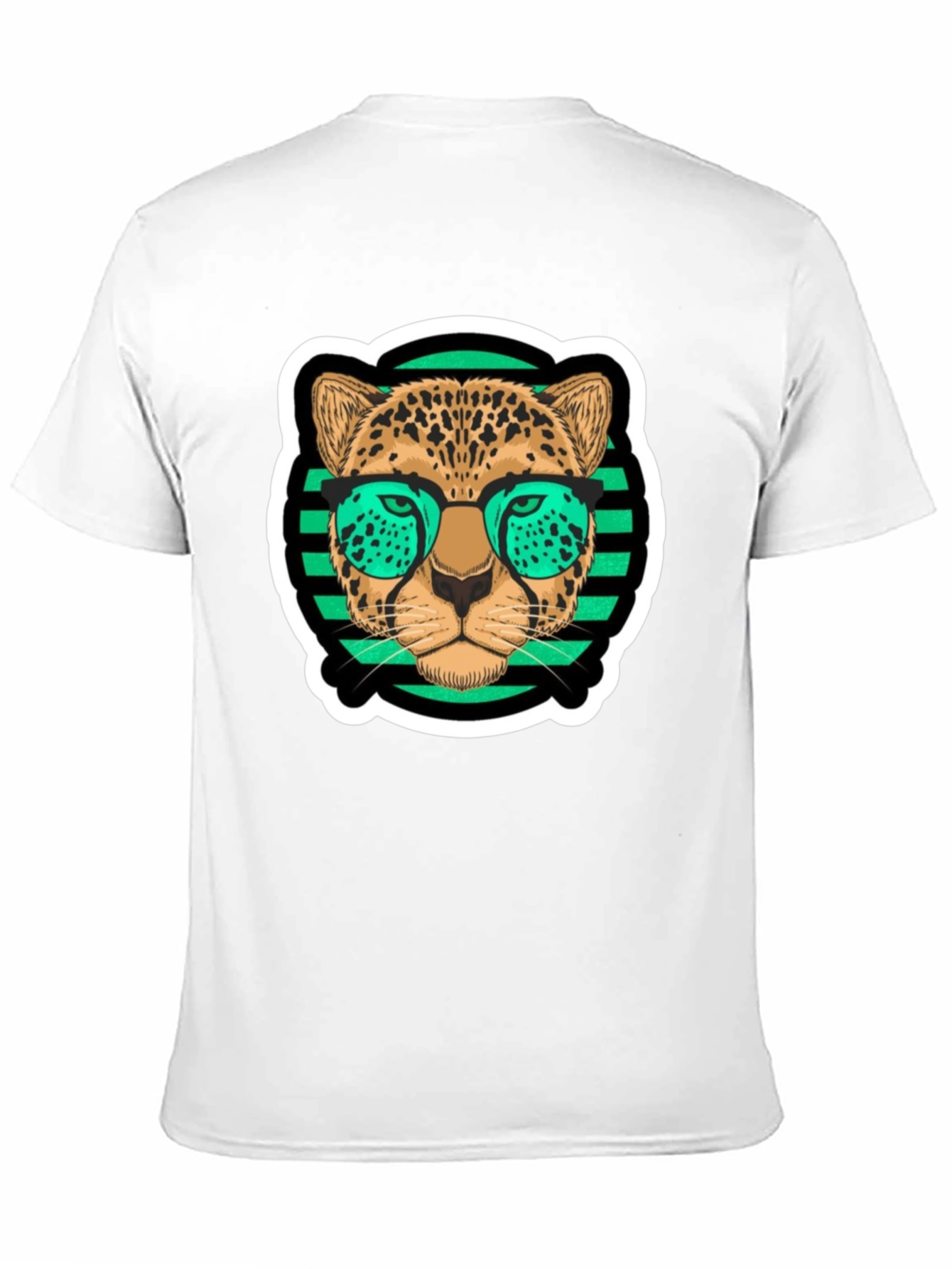 Black Cool Leopard T-Shirt view 11