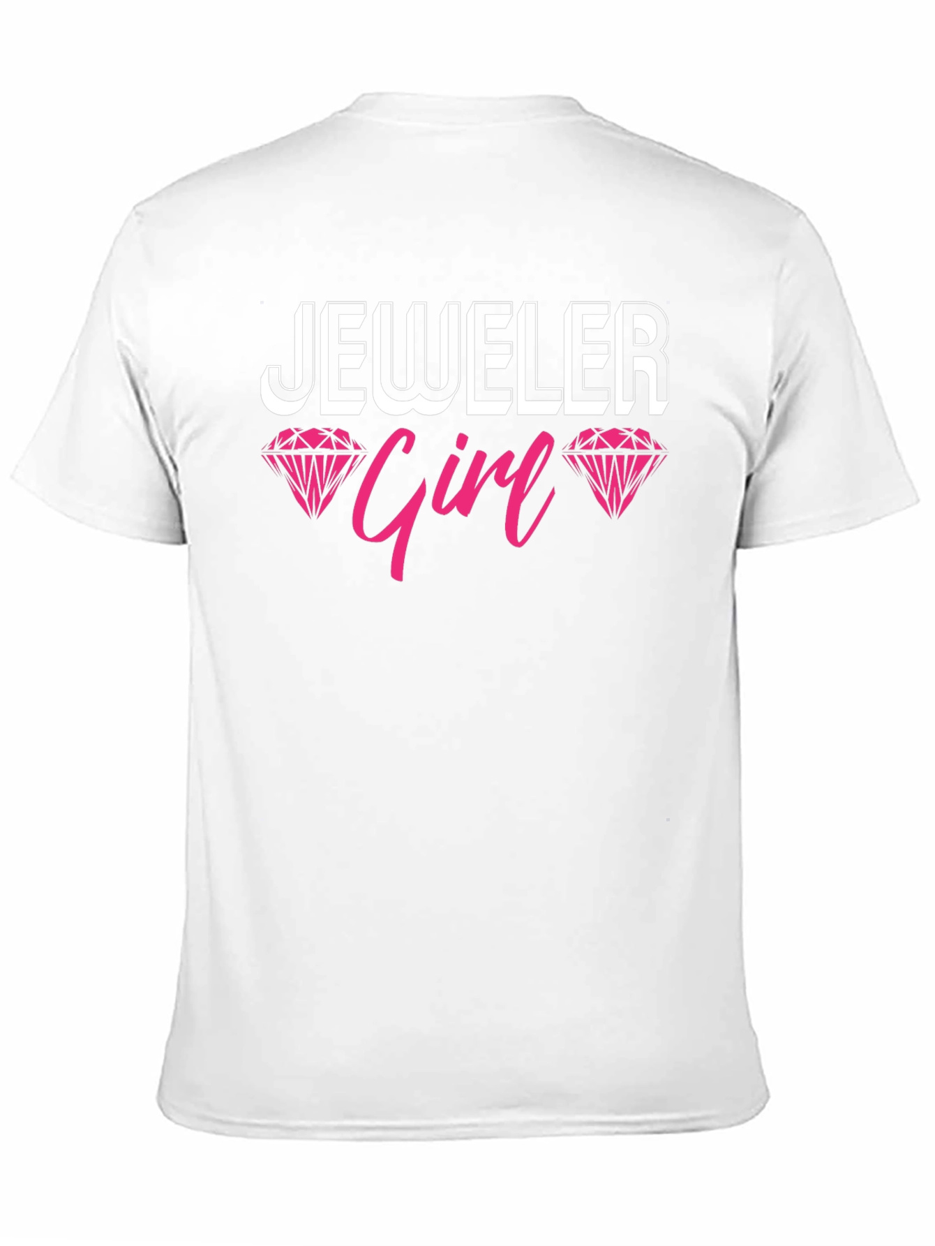 Black Jeweler Girl Graphic Tee - Black Cotton T-Shirt view 11