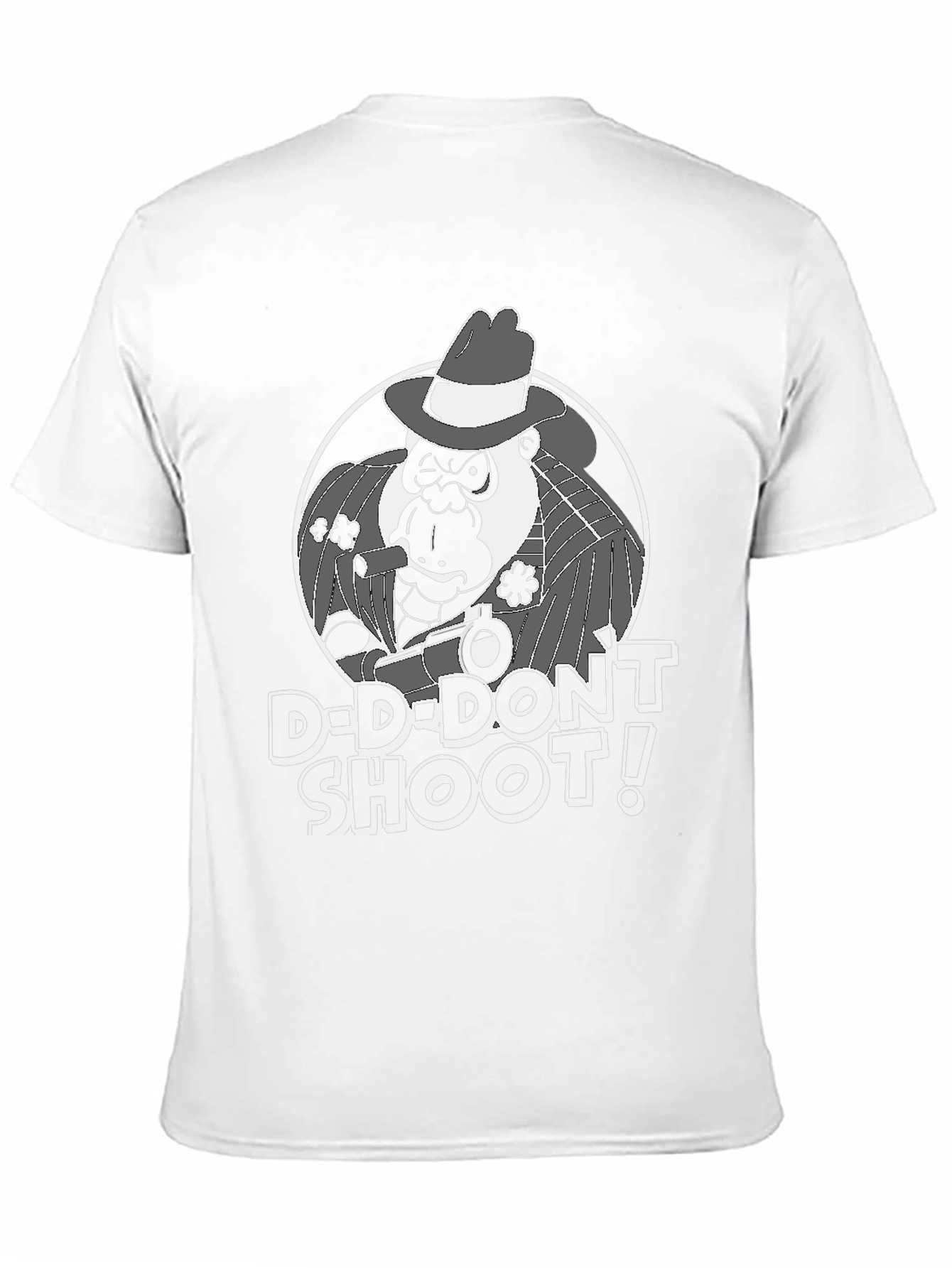 Black Gorilla Gangster Graphic Tee - "D-D-Don't Shoot!" T-Shirt view 11