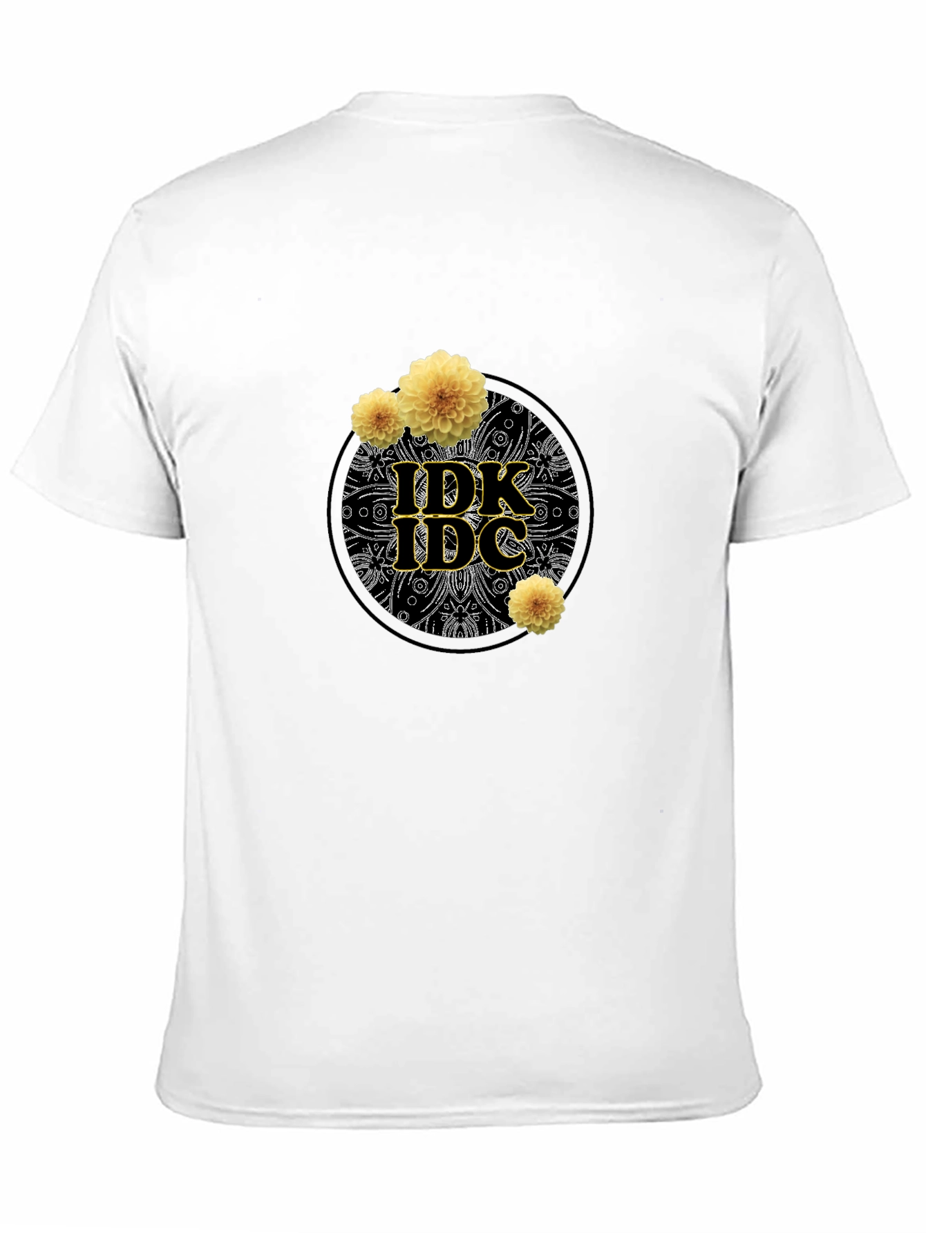 Black IDK IDC Graphic Tee - Relaxed Fit view 11