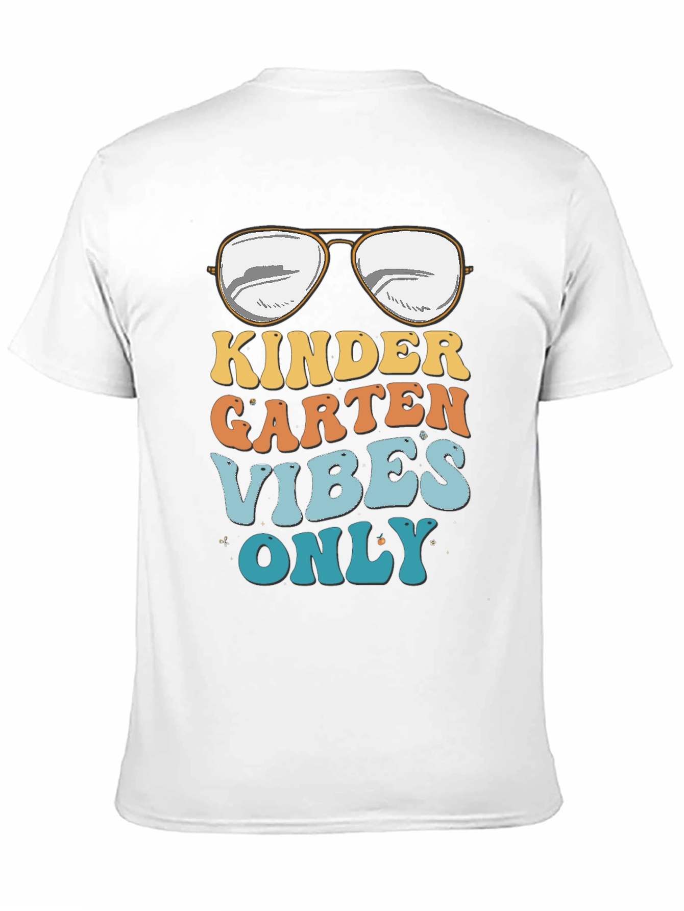 Black Kindergarten Vibes Only Graphic Tee view 11