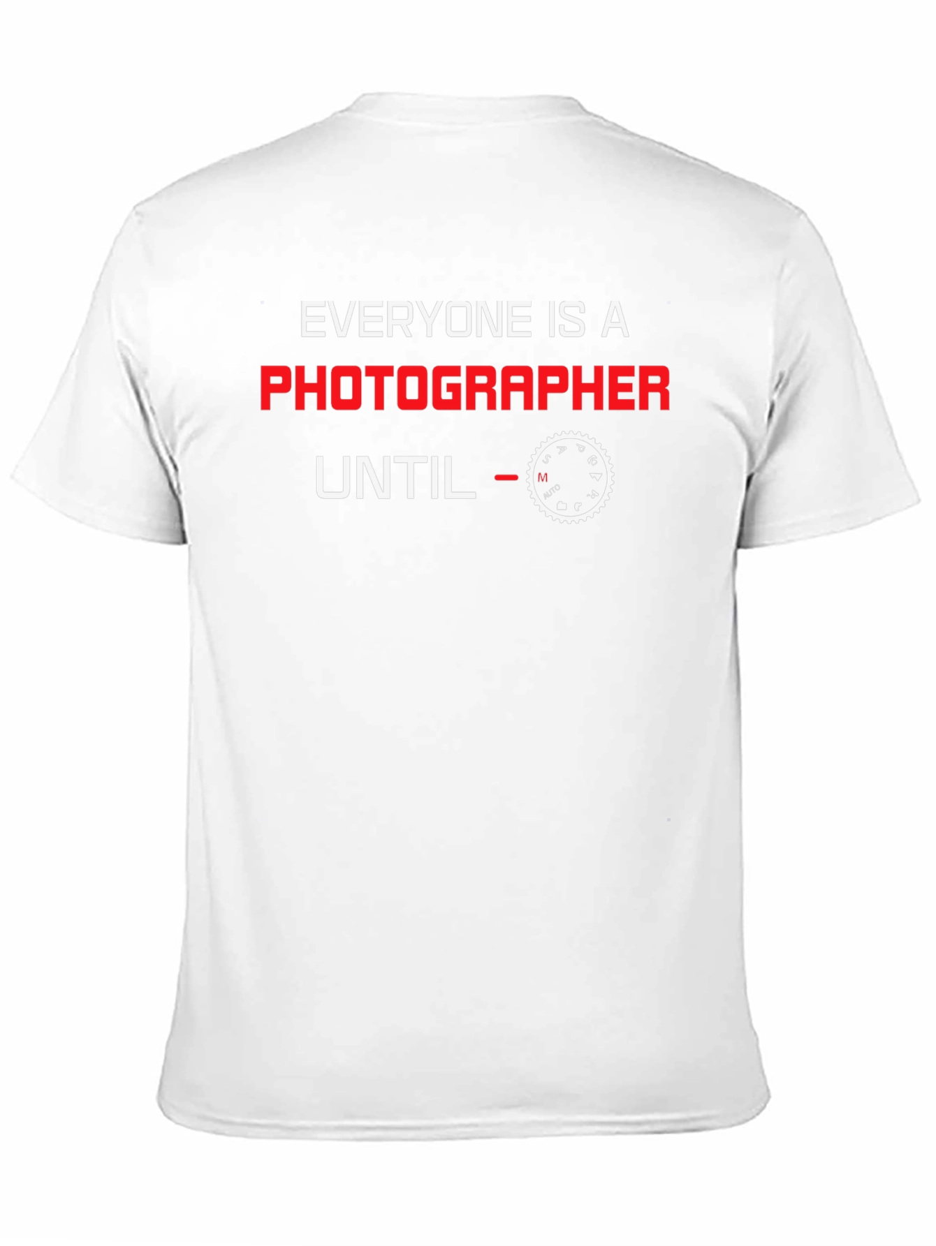 Black Photographer Mode Dial T-Shirt view 11