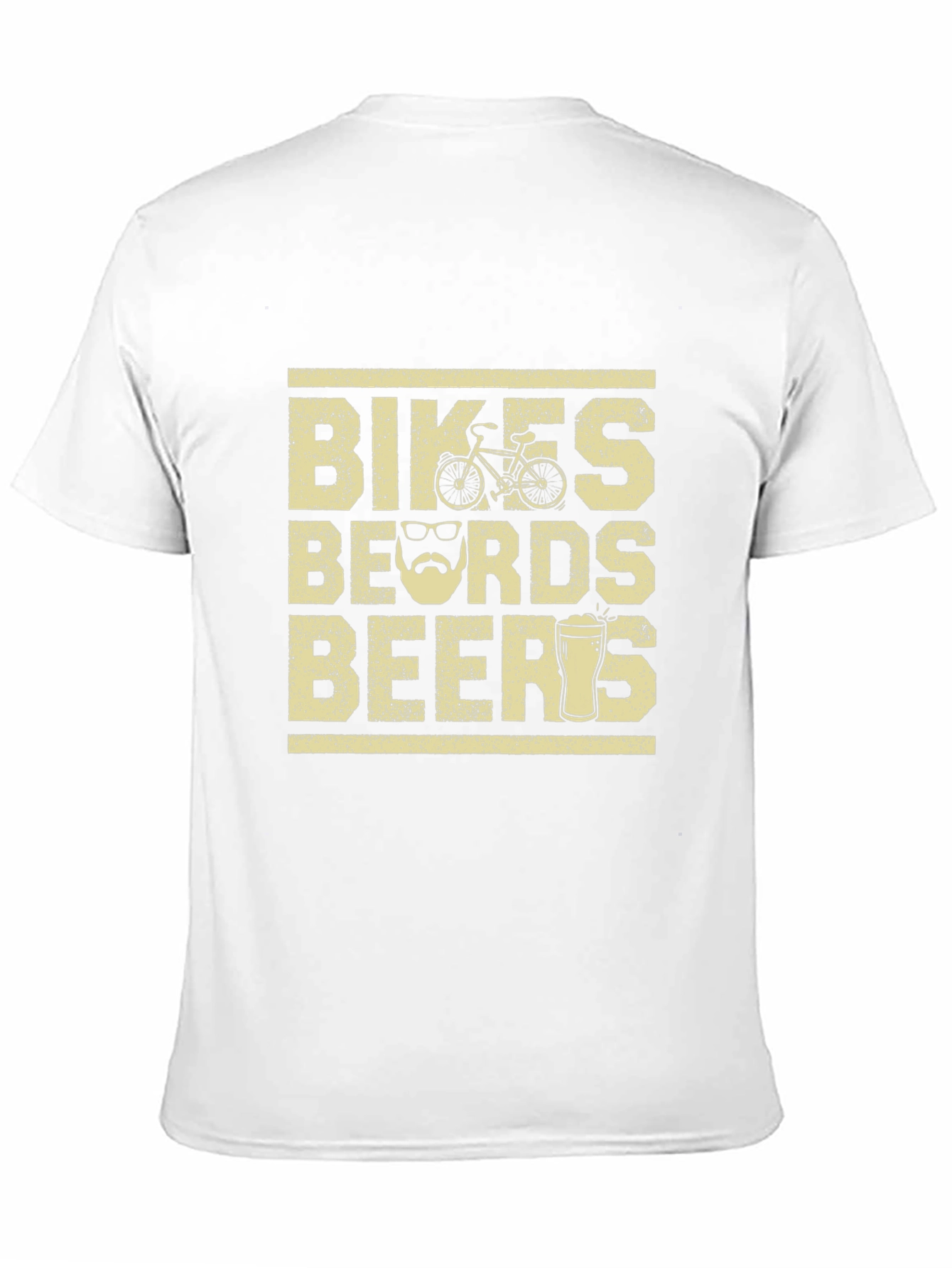 Black Bikes Beards Beers Graphic Tee - Perfect for Cycling & Brew Lovers view 11