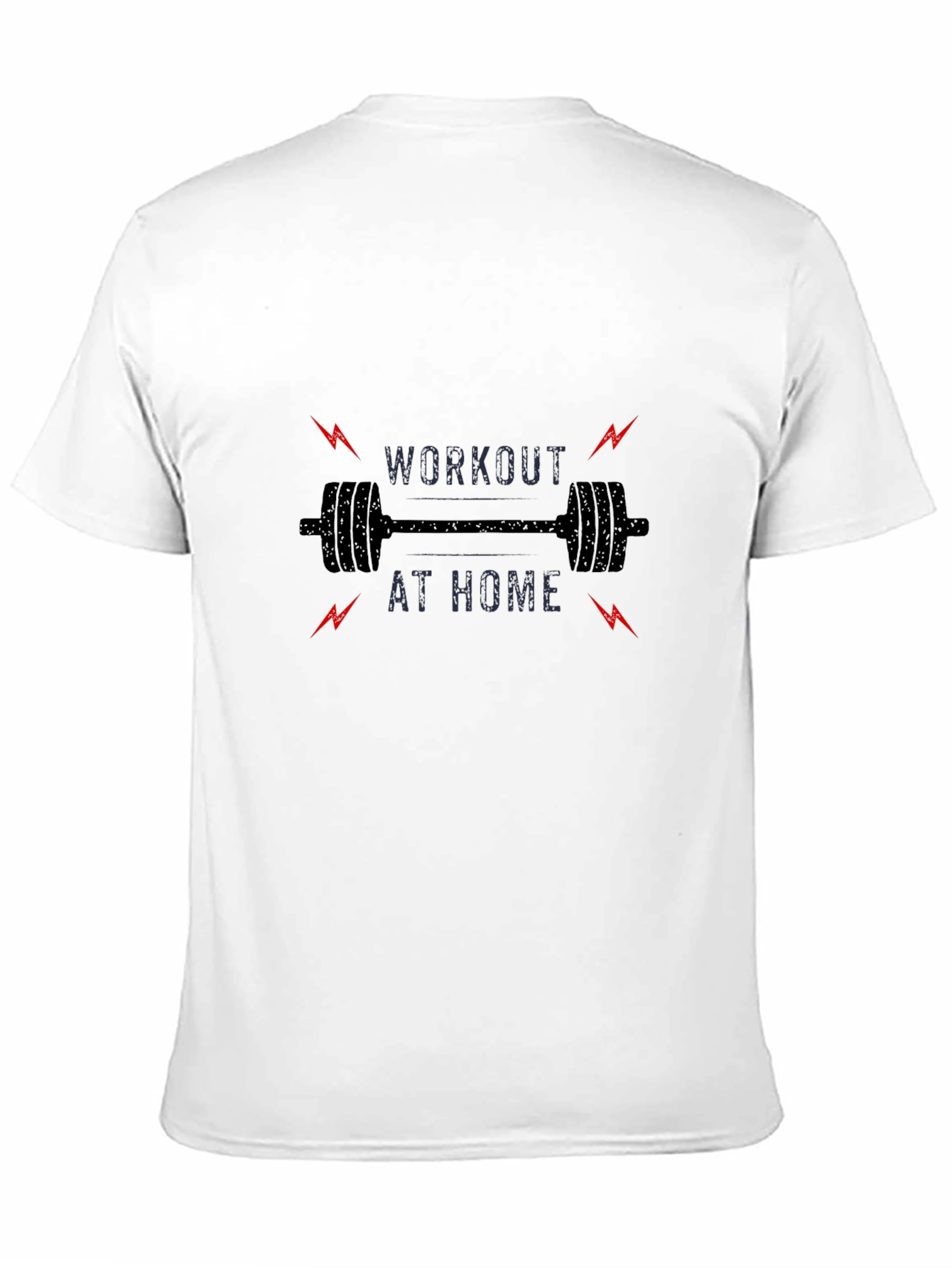 Black Workout at Home Graphic Tee view 11