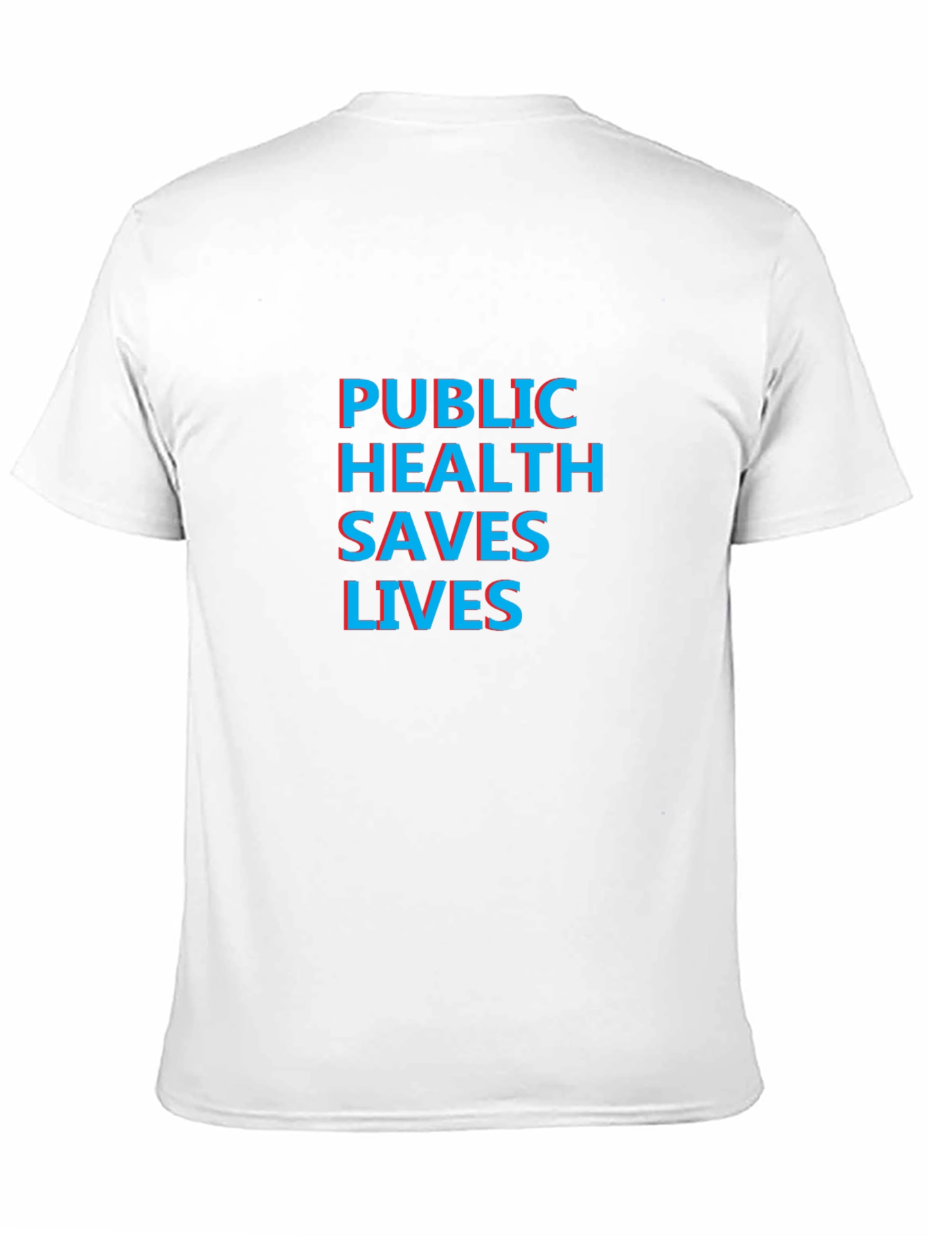 Black Public Health Saves Lives T-Shirt - Black view 11