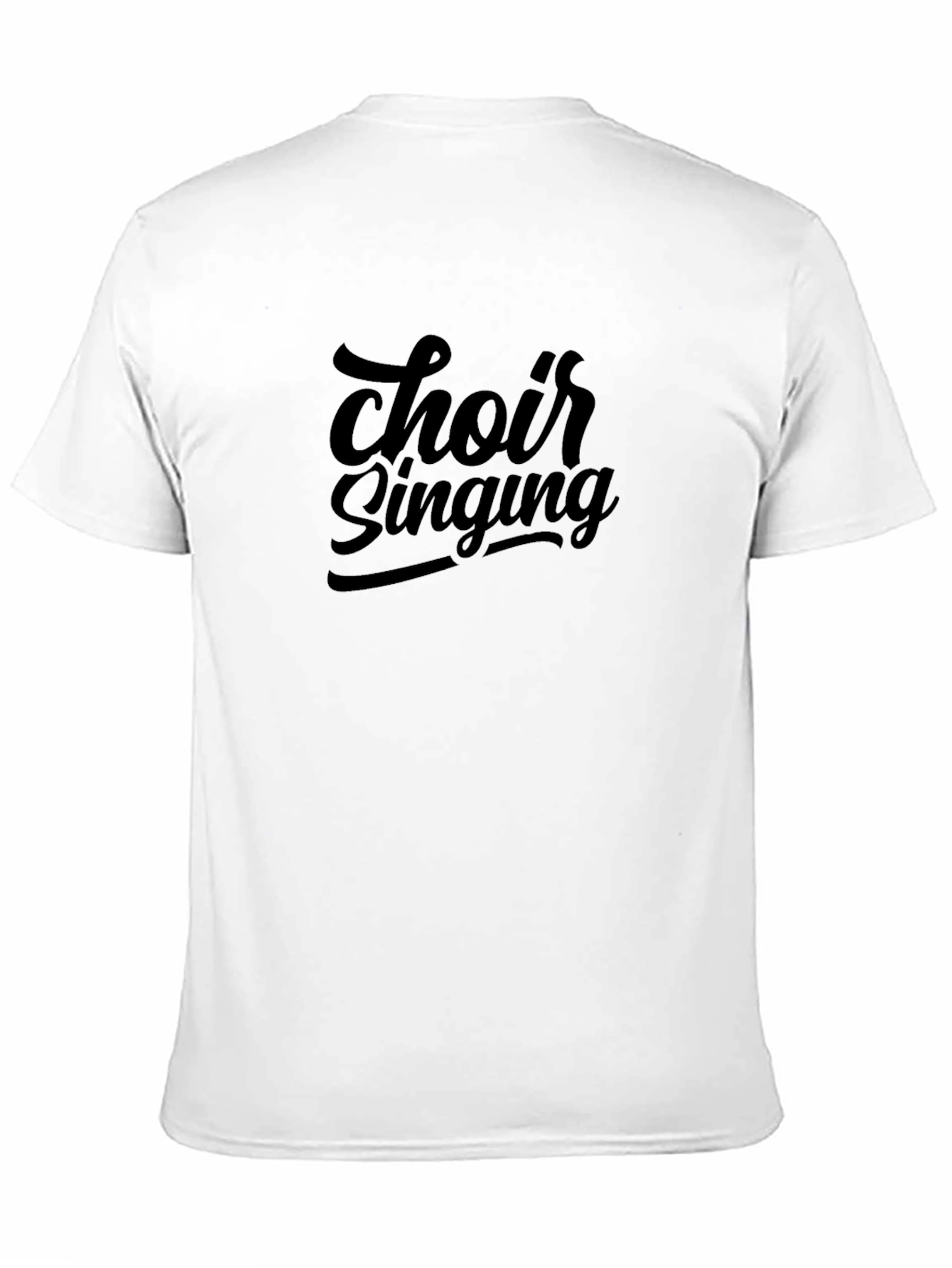 Black Choir Singing Black T-Shirt - Music Lover Tee view 11