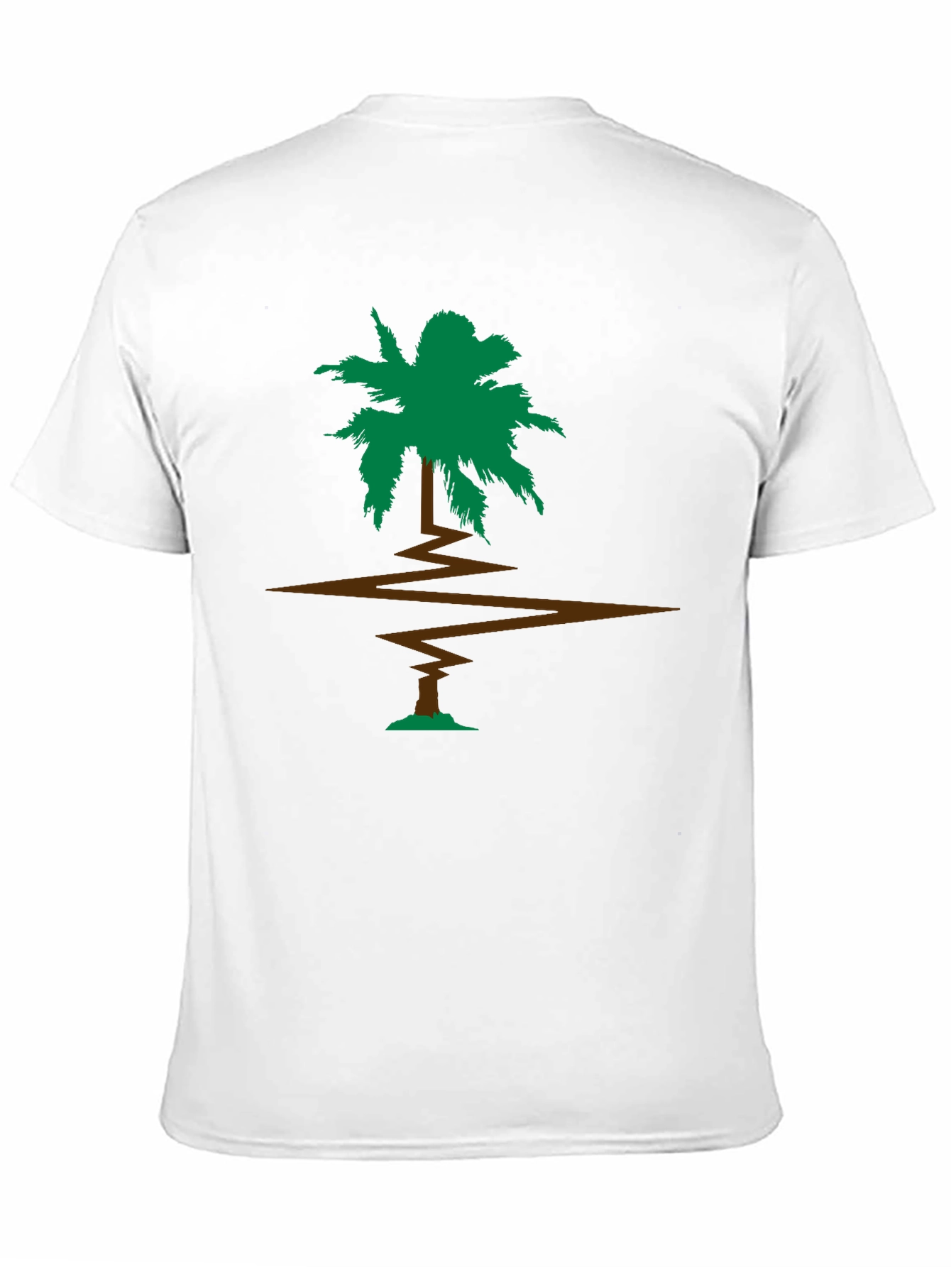 Black Palm Tree Graphic Tee - Black T-Shirt view 11