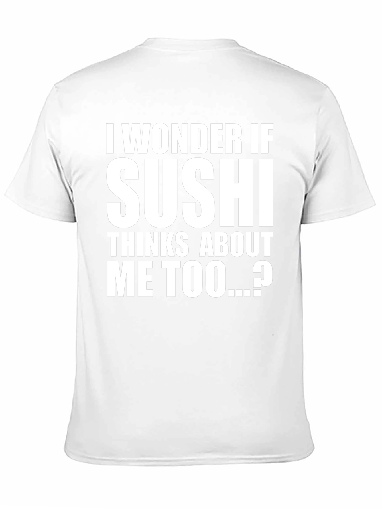 Black Sushi Lover Funny Graphic T-Shirt view 11