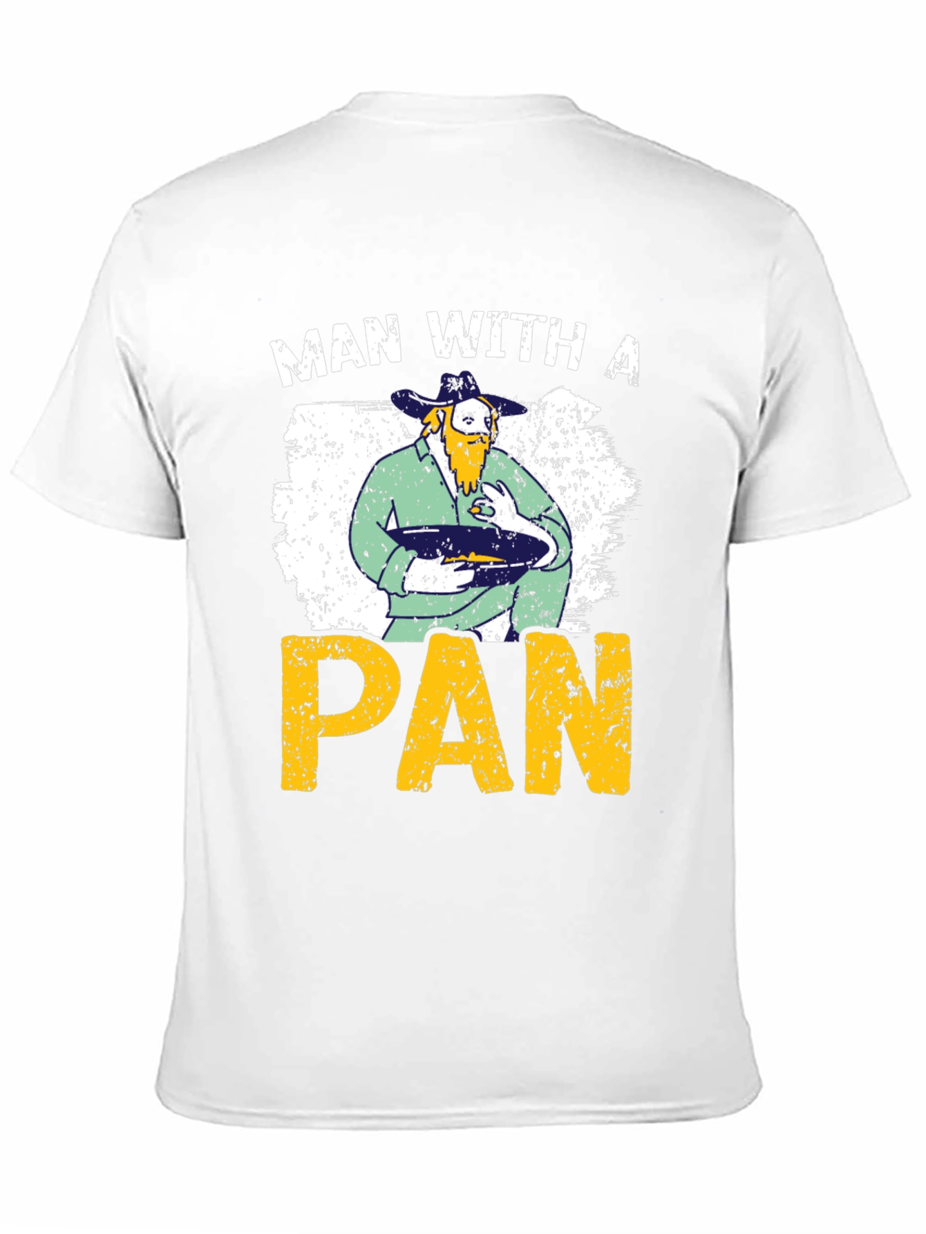 Black Man with a Pan Novelty T-Shirt view 11