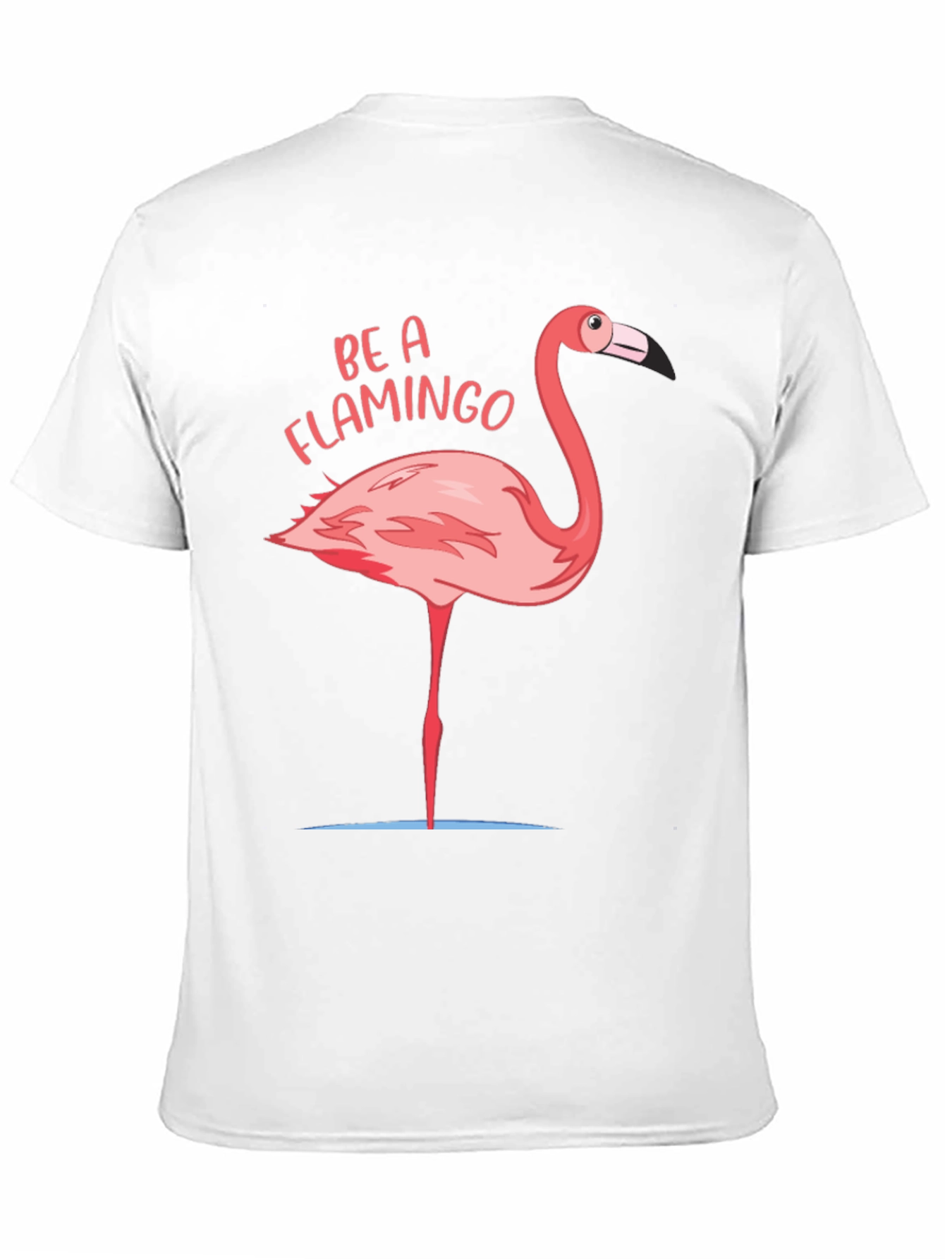 Black Be A Flamingo Graphic T-Shirt view 11