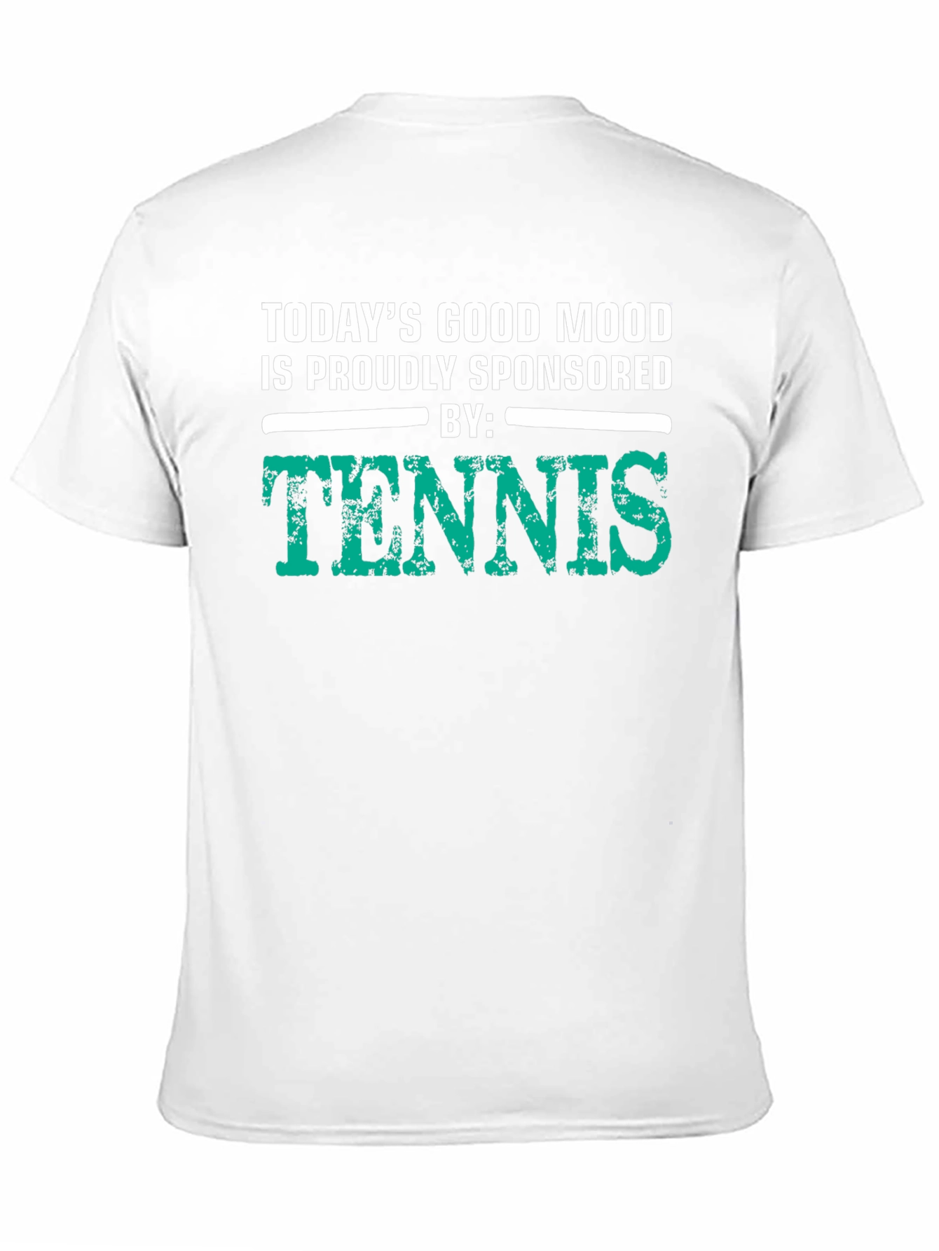 Black Tennis Sponsored Good Mood T-Shirt view 11