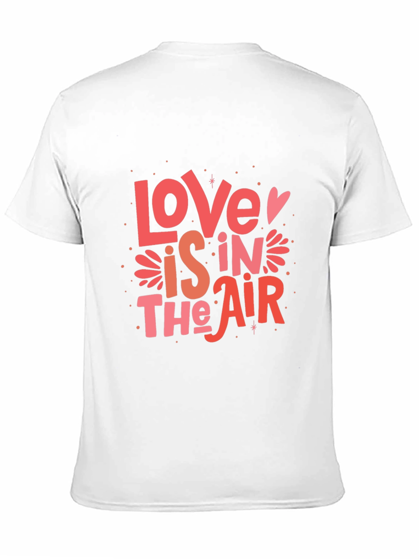 Black Love is in the Air Graphic Black T-Shirt view 11