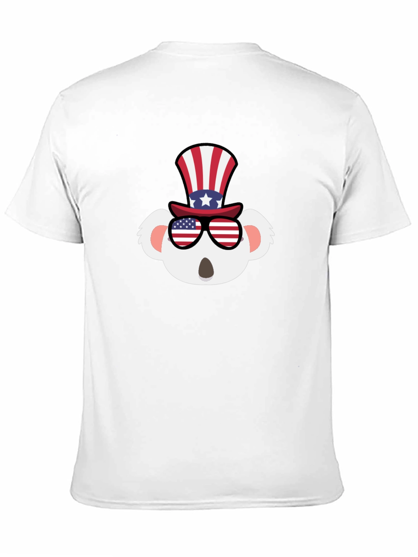 Black Patriotic Koala T-Shirt - USA Pride! view 11