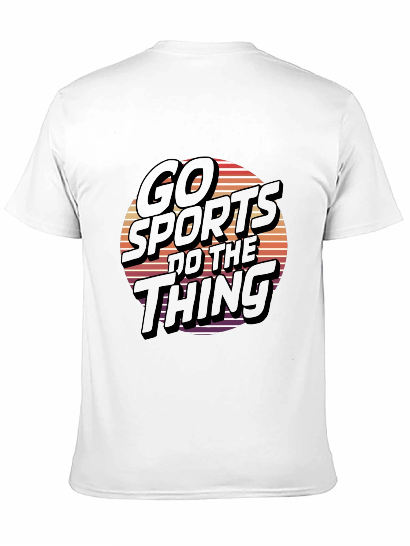 Black Go Sports Do The Thing T-Shirt Graphic Novelty Tee view 11