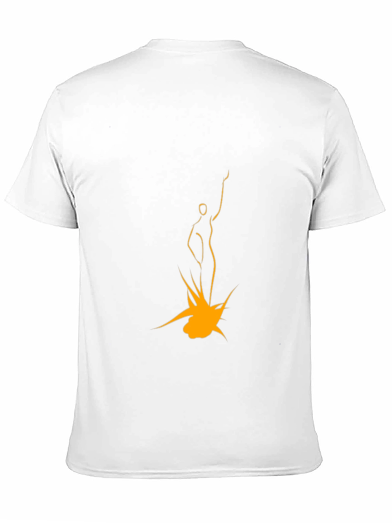 Black Modern Art Graphic T-Shirt - Black view 11