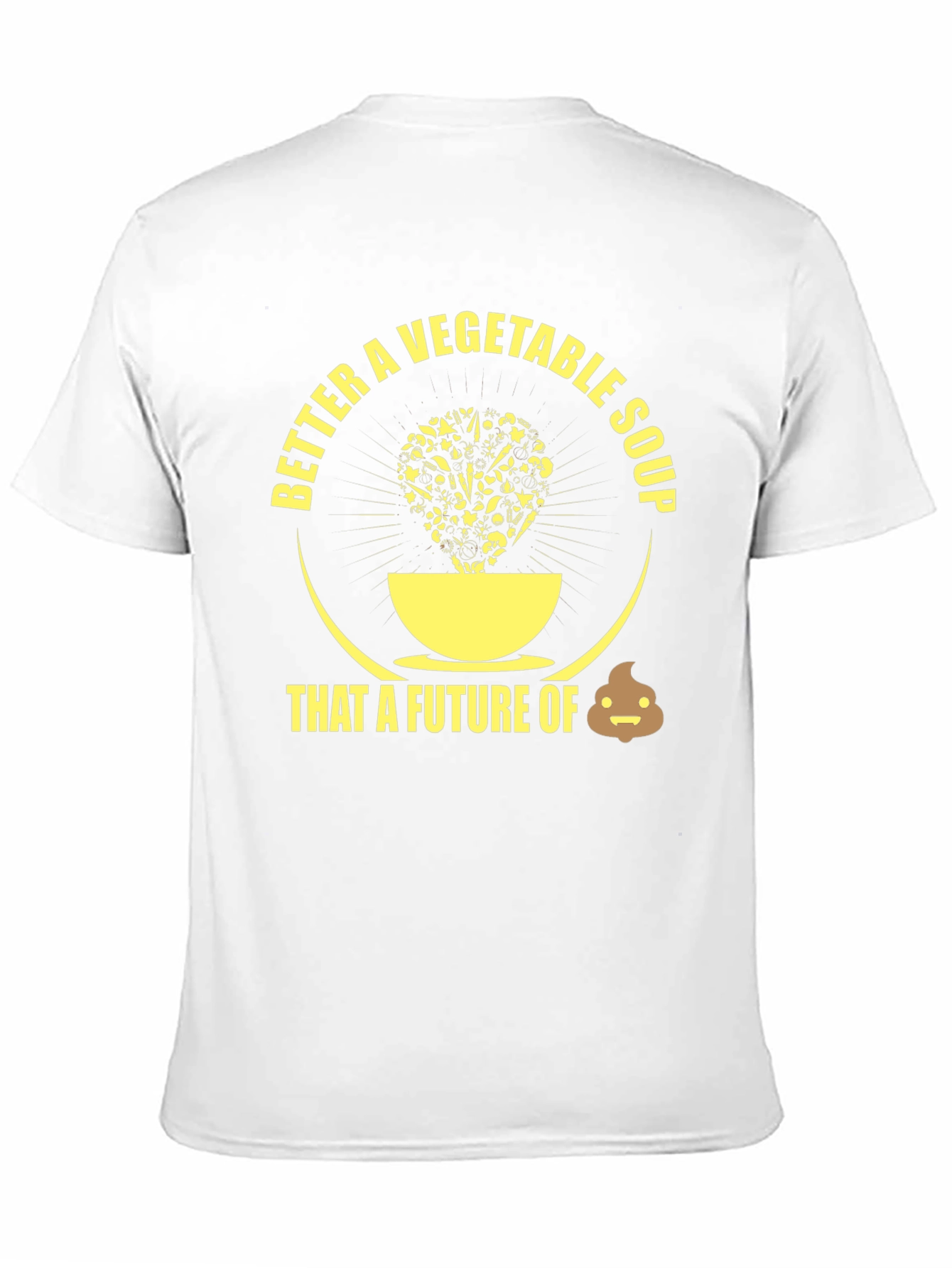 Black Vegetable Soup T-Shirt - Funny Foodie Tee view 11