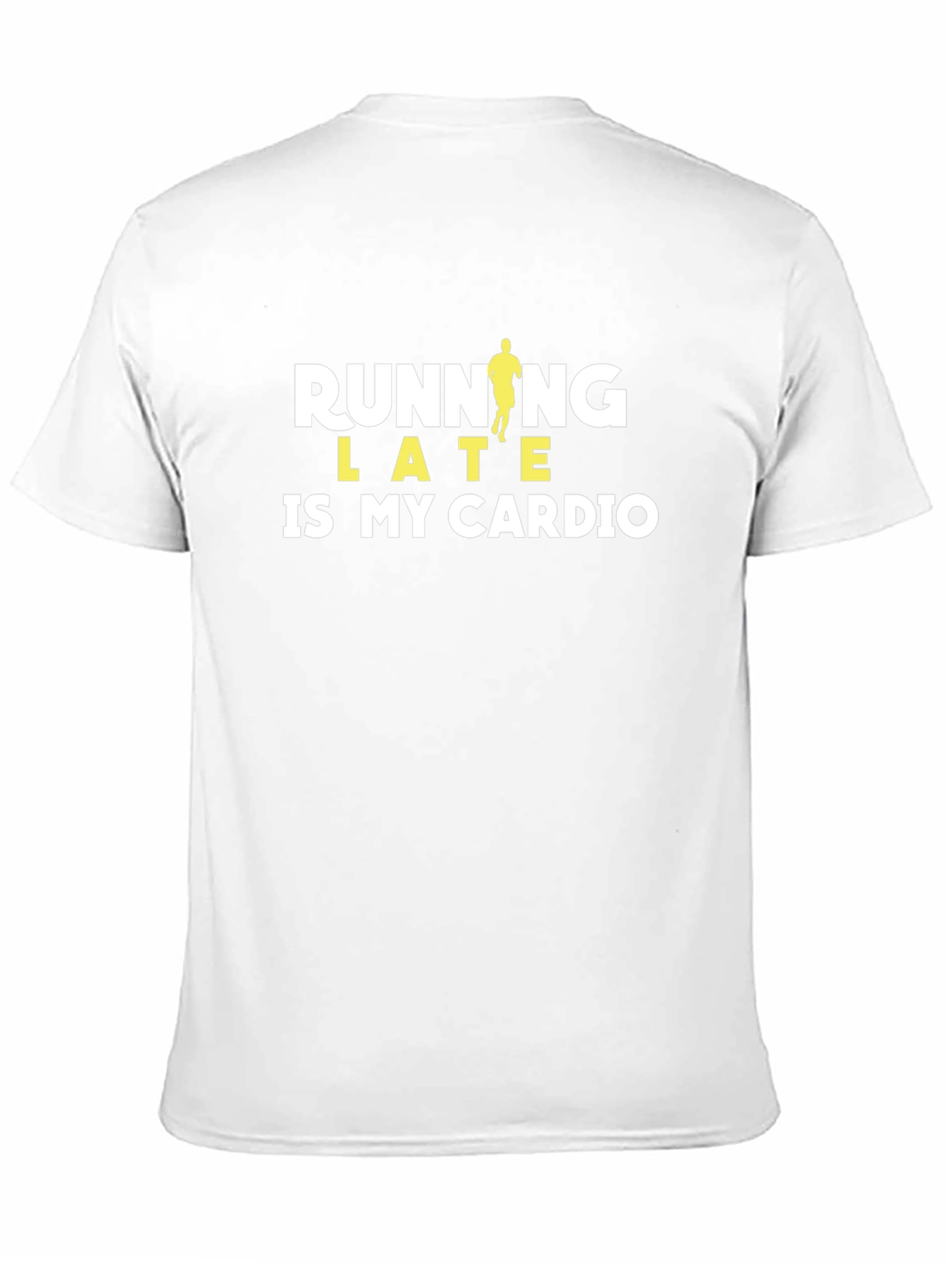 Black Running Late Cardio Graphic T-Shirt view 11