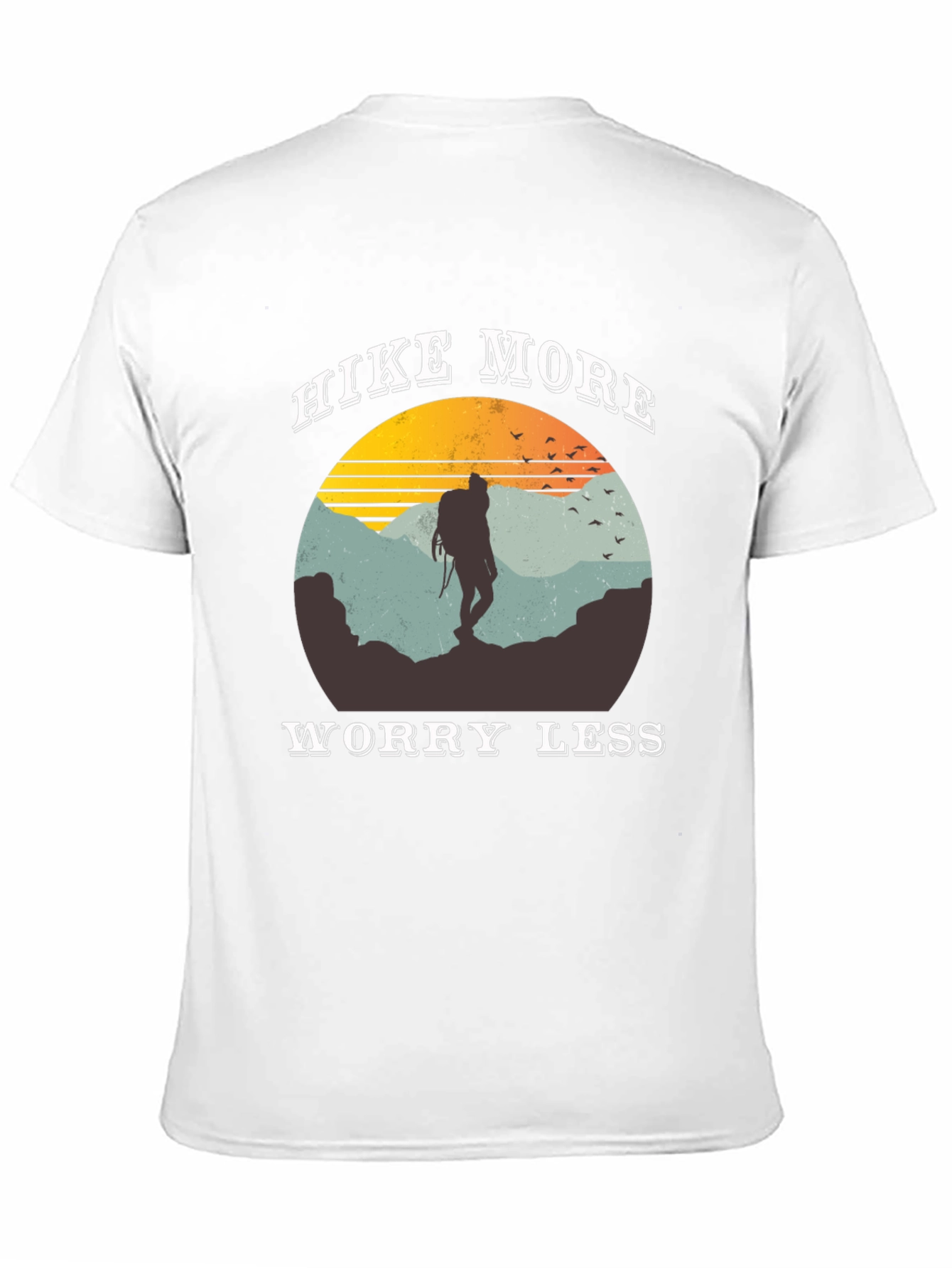 Hike More Worry Less Graphic Tee - 11