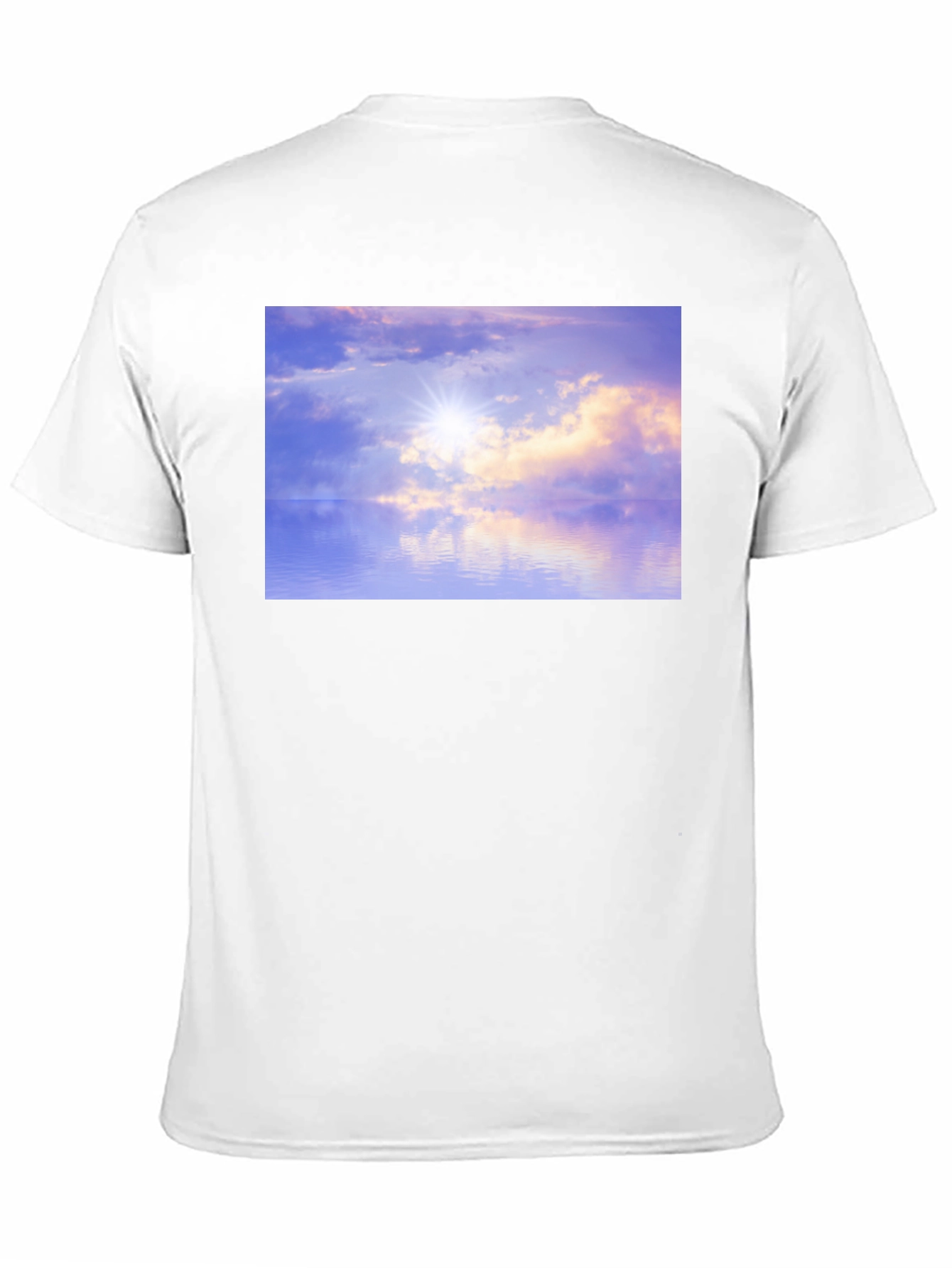 Black Sunset Reflections Graphic Tee - Soft Black Cotton view 11