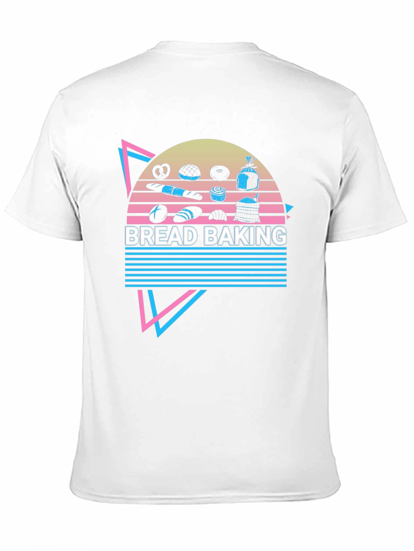 Black Retro Bread Baking Graphic Tee view 11