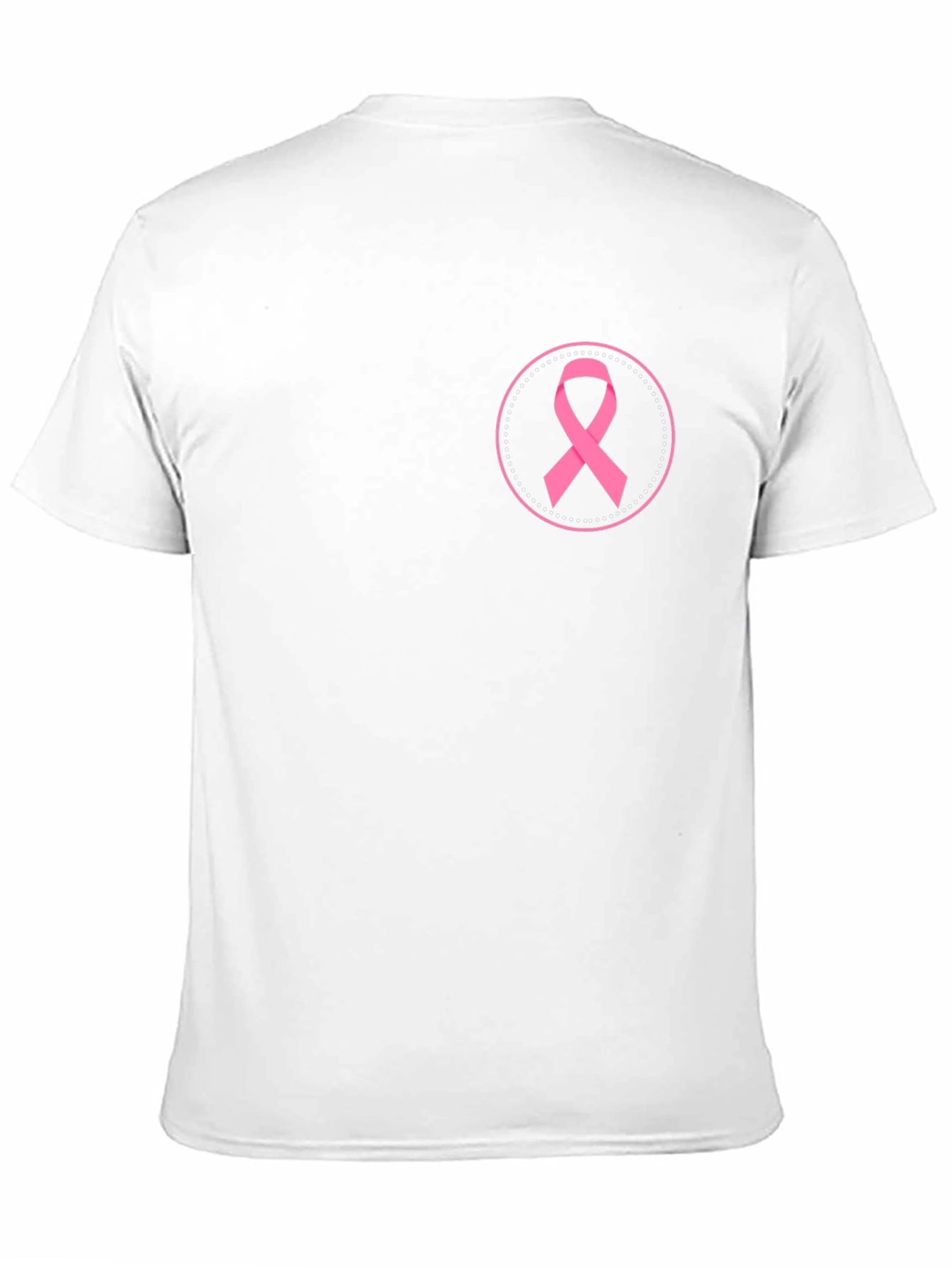 Black Breast Cancer Awareness Ribbon T-Shirt view 11