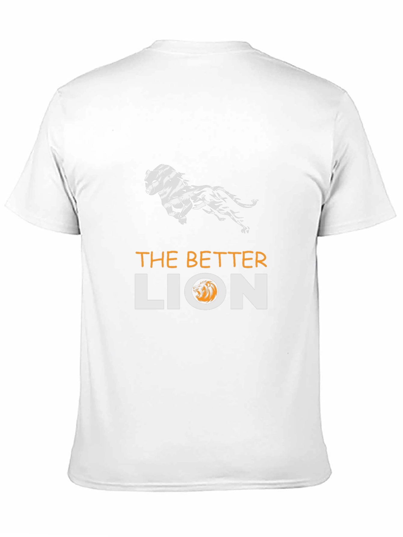 Black The Better Lion Graphic T-Shirt - Black view 11