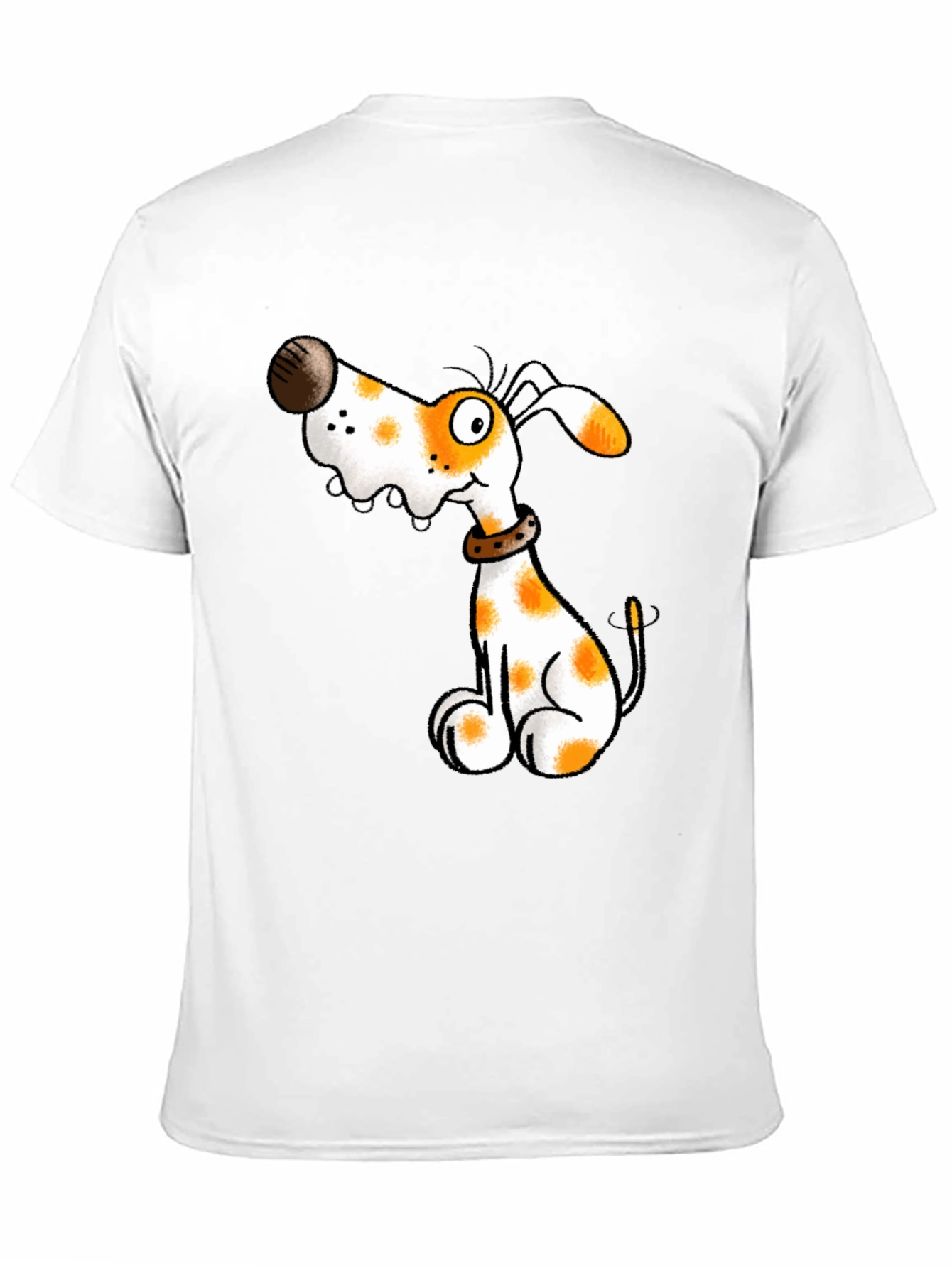 Dog Cartoon Graphic Tee - Black Unisex T-Shirt - 11