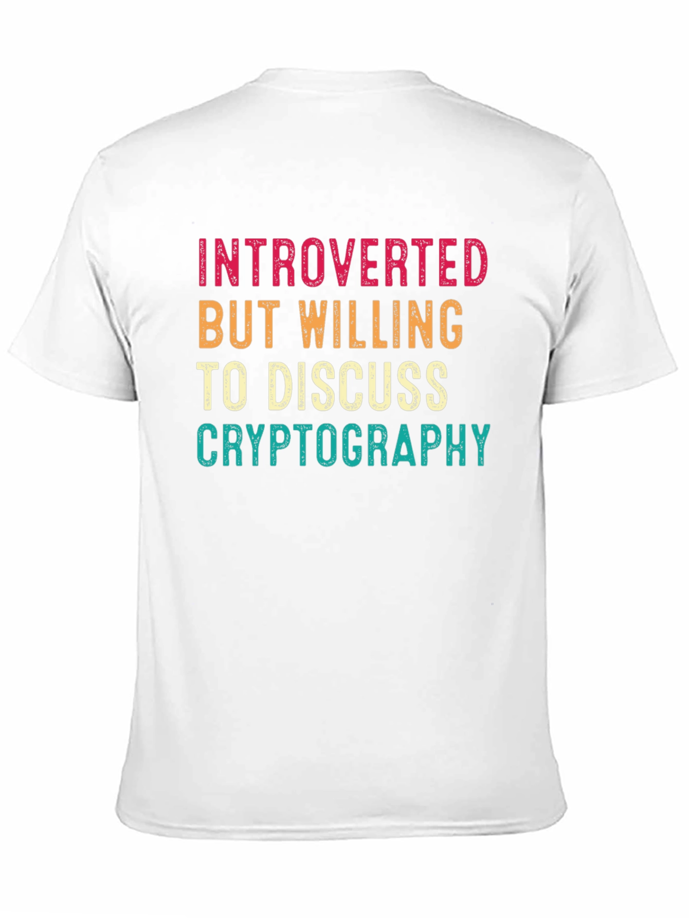Black Introverted Cryptography Enthusiast T-Shirt view 11