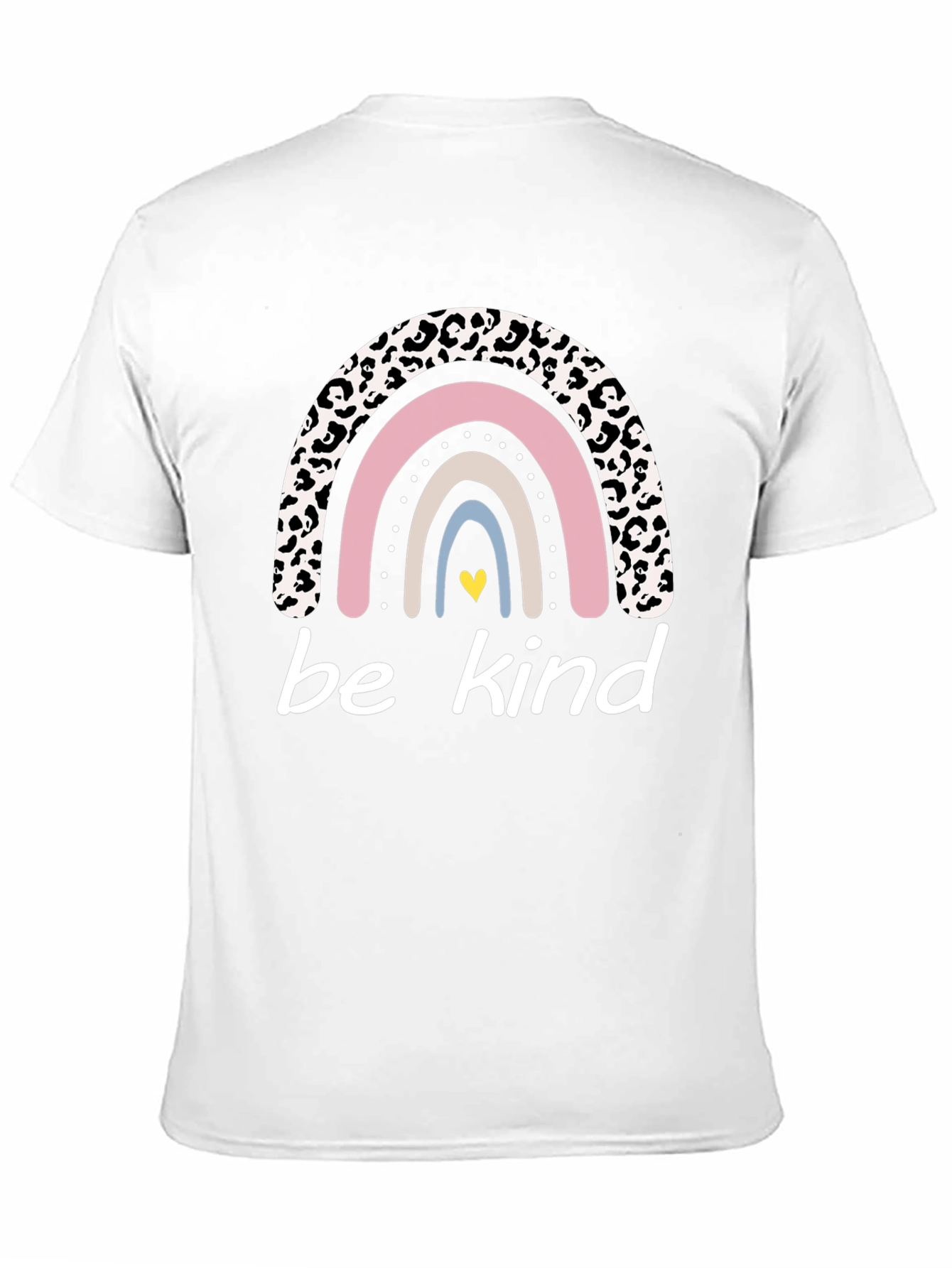 Black Be Kind Rainbow Graphic Tee view 11