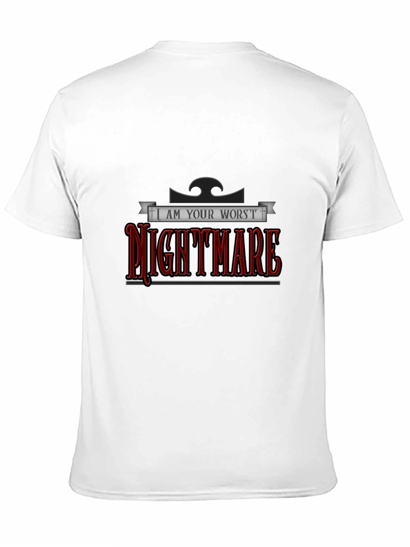 Black I Am Your Worst Nightmare Graphic Tee view 11