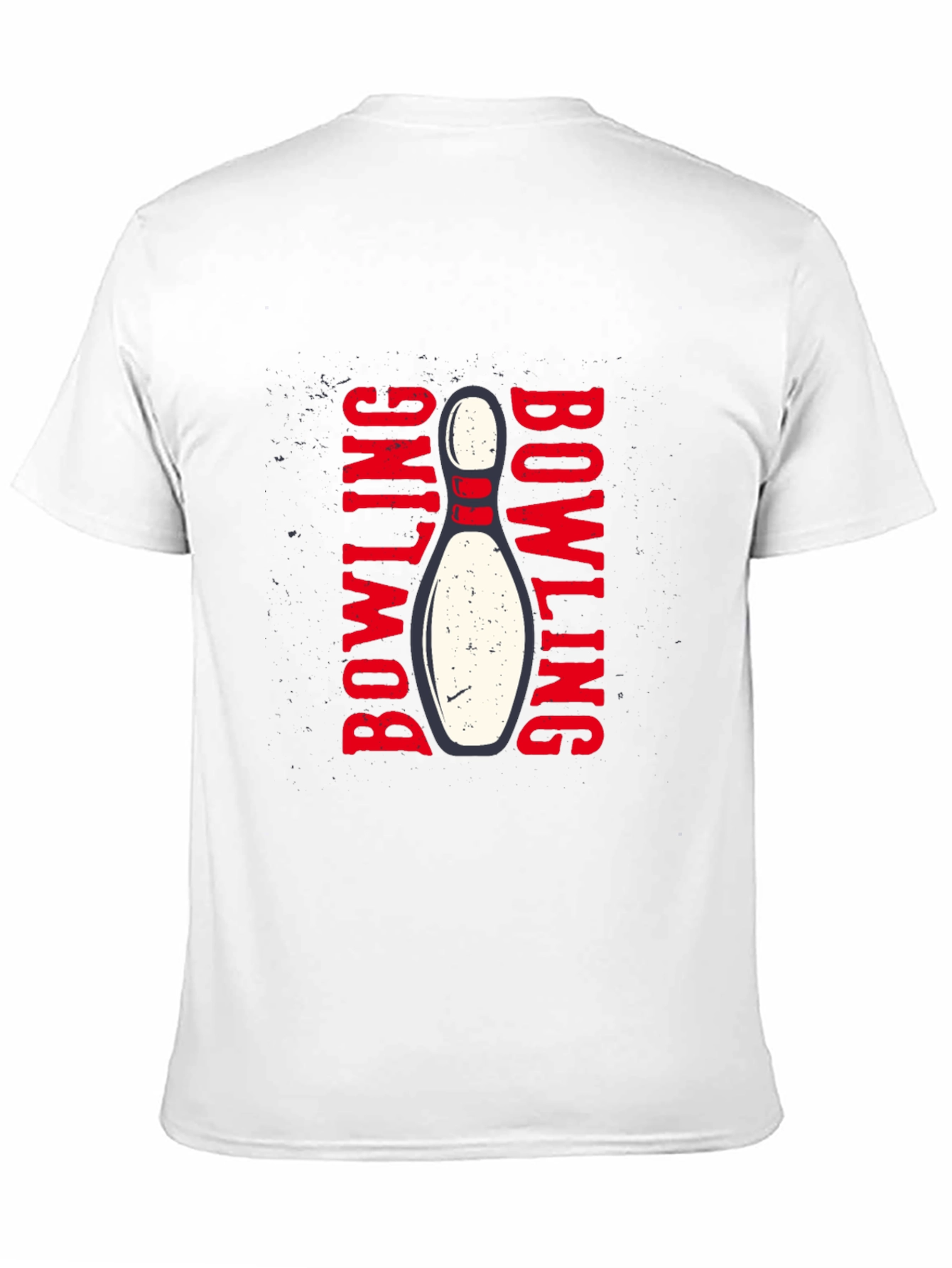 Black Bowling Strike Graphic T-Shirt - Black Cotton Tee view 11