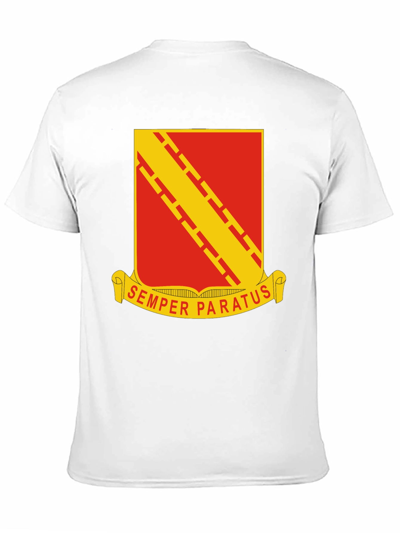 Black Semper Paratus T-Shirt - Military Graphic Tee view 11