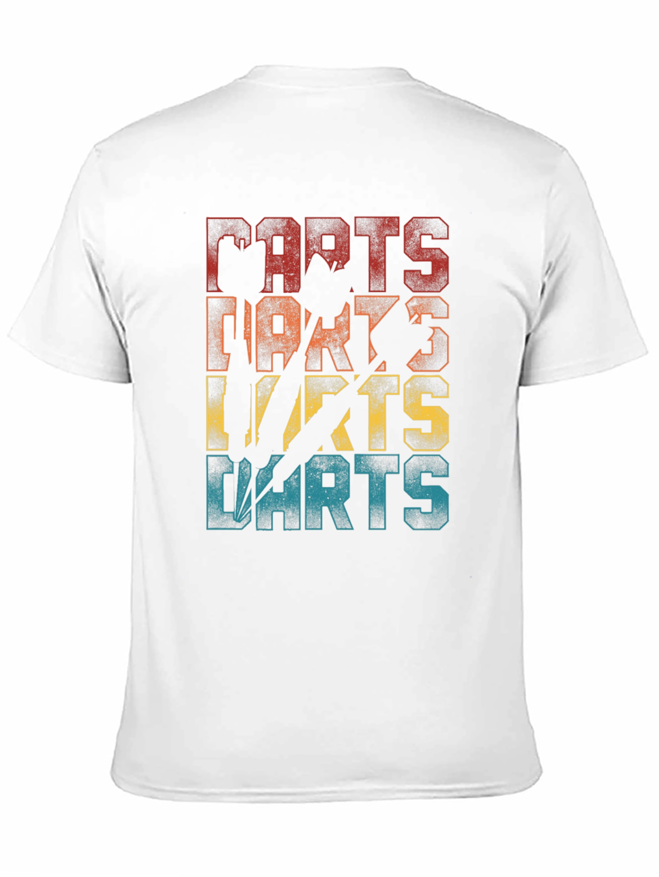 Black Vintage Darts T-Shirt - Retro Claw Graphic Tee view 11