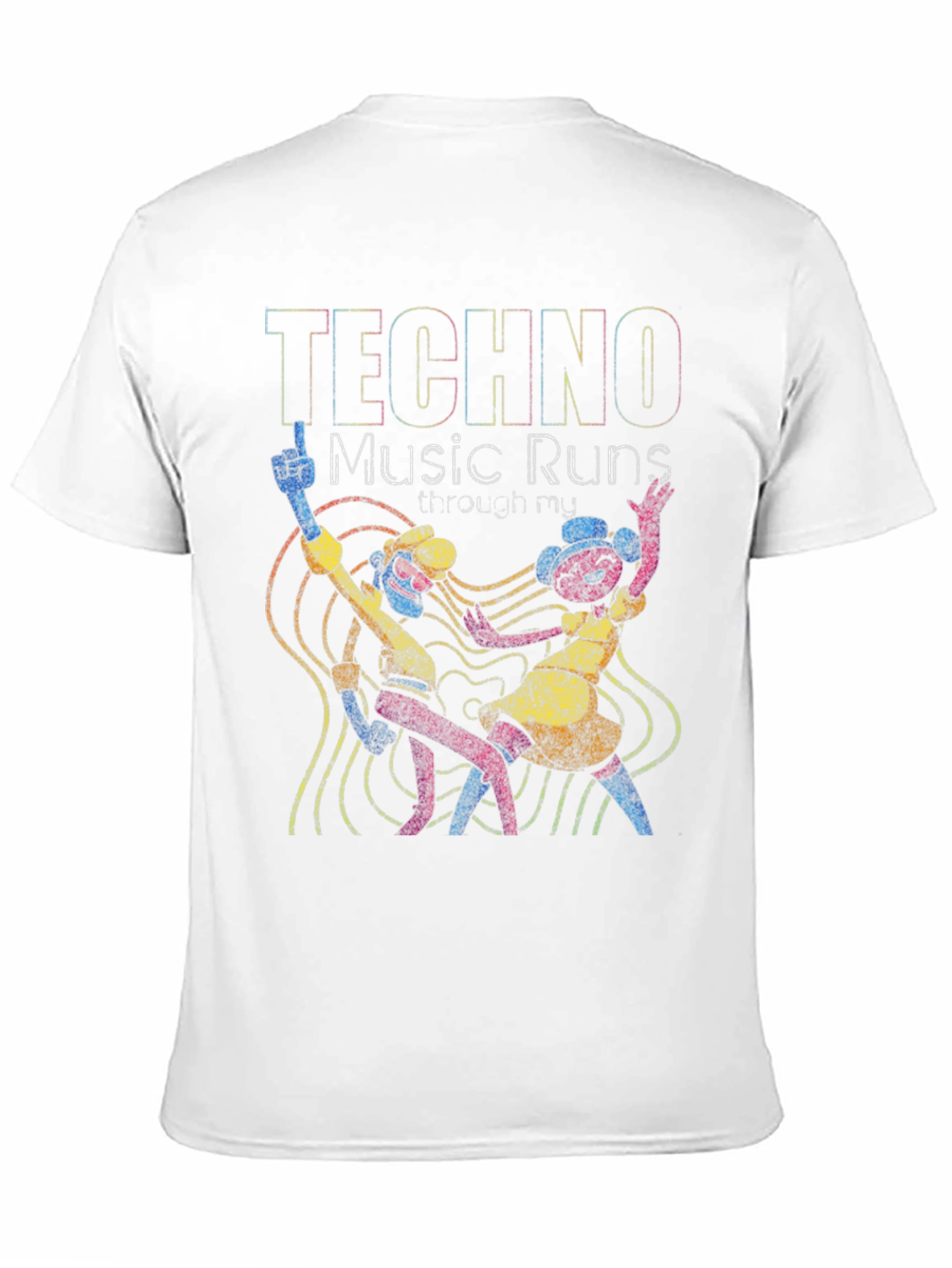 Techno Music Graphic T-Shirt - Dance Your Heart Out - 11