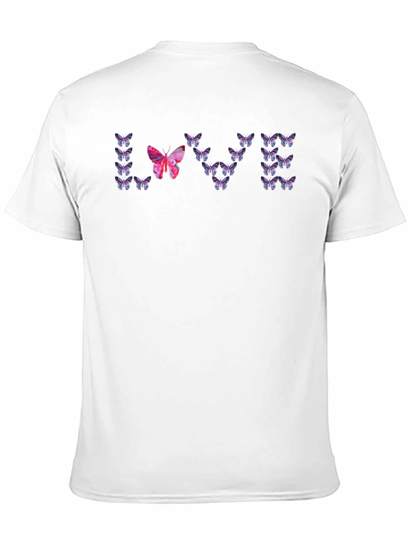 Black Butterfly Love T-Shirt - Unique Graphic Tee view 11