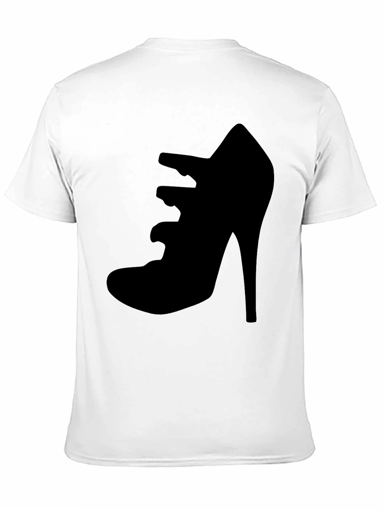 Black Black Shoe Graphic T-Shirt view 11
