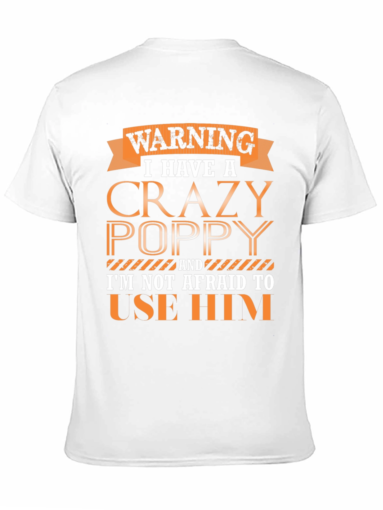 Black Crazy Poppy Graphic Tee - Gift for Grandfathers view 11